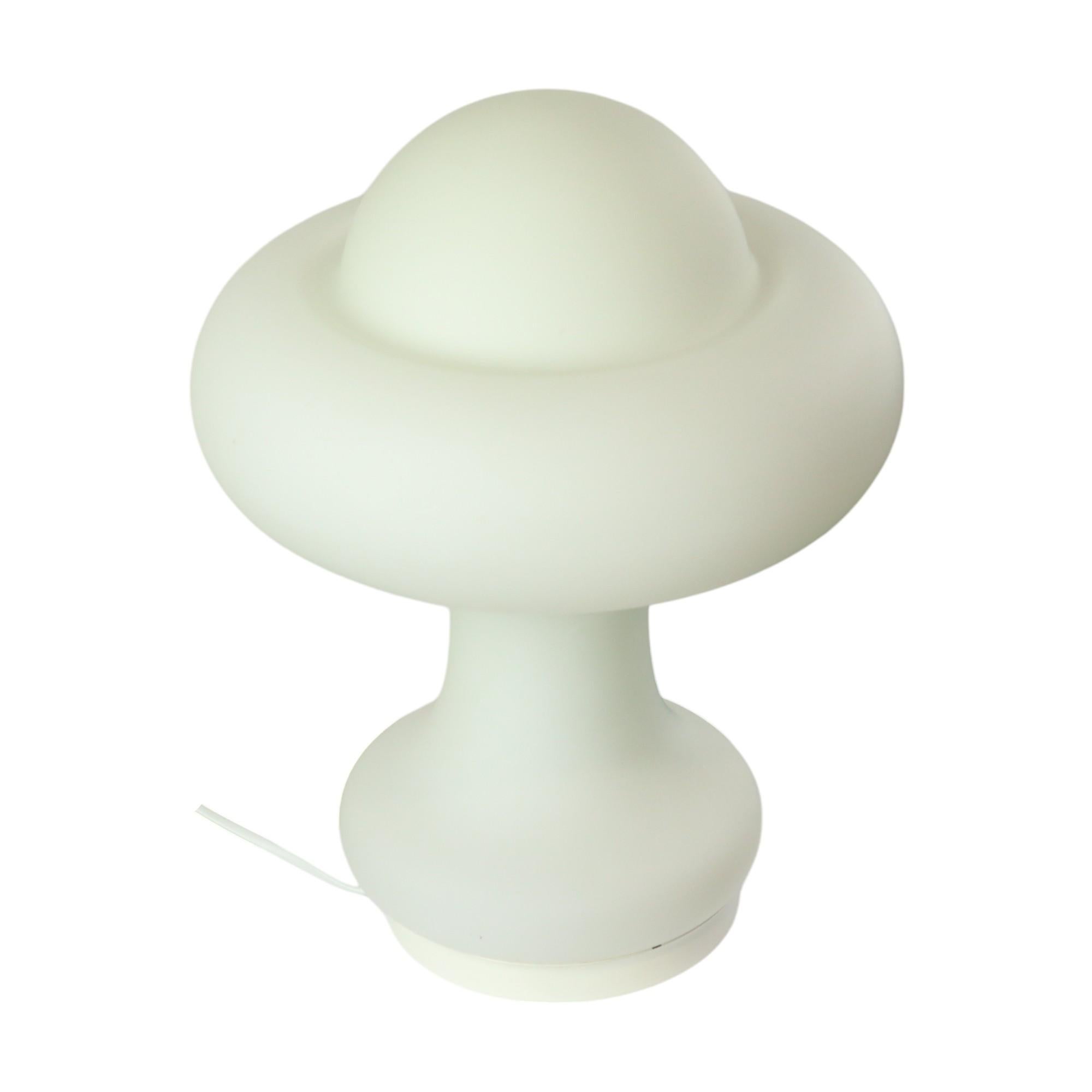 Pilz Design Lampe Milchglas Matte Space Age Peill & Putzler im Angebot 3