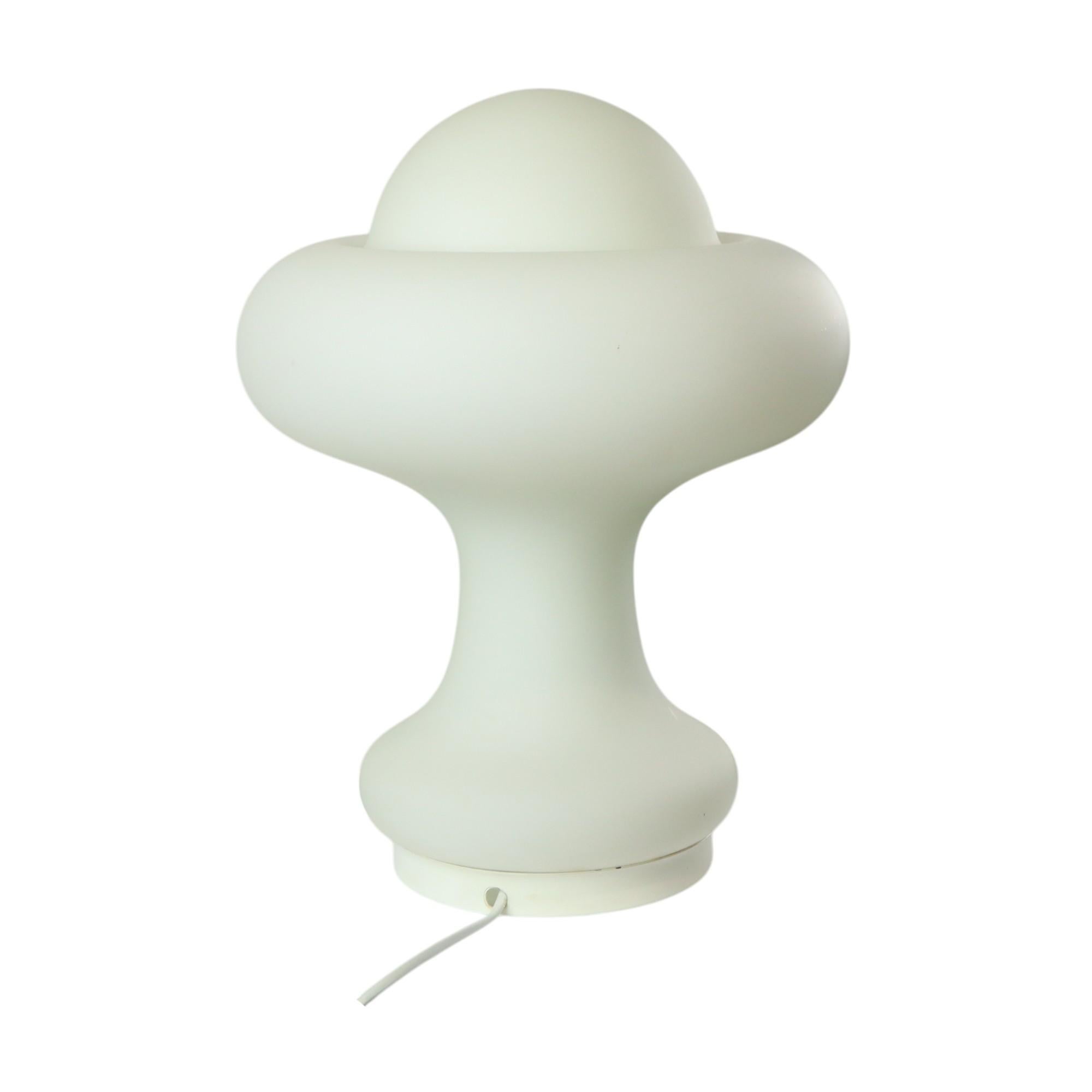 Pilz Design Lampe Milchglas Matte Space Age Peill & Putzler im Angebot 5