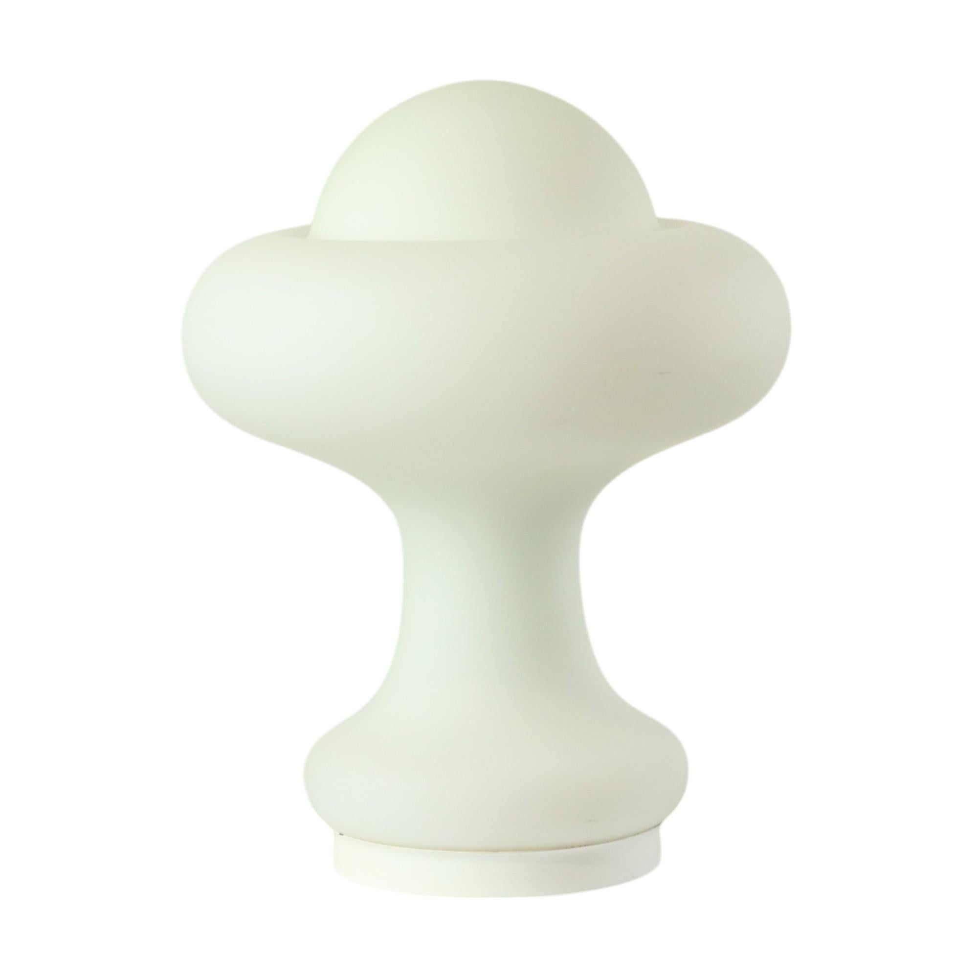 Pilz Design Lampe Milchglas Matte Space Age Peill & Putzler (Deutsch) im Angebot