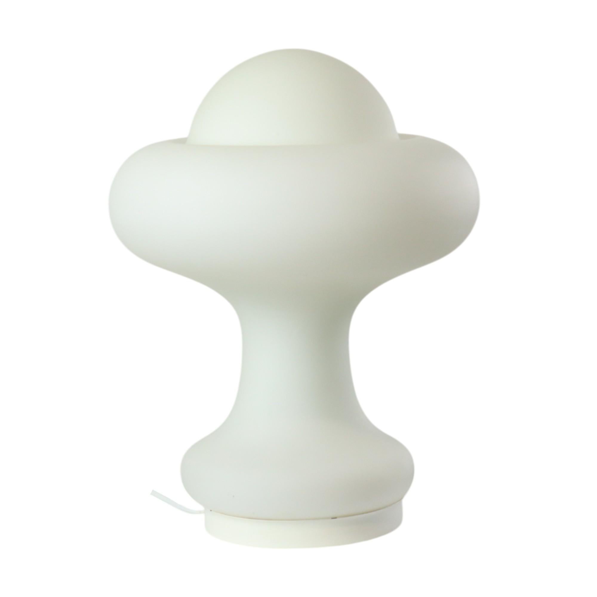 Pilz Design Lampe Milchglas Matte Space Age Peill & Putzler im Angebot 2