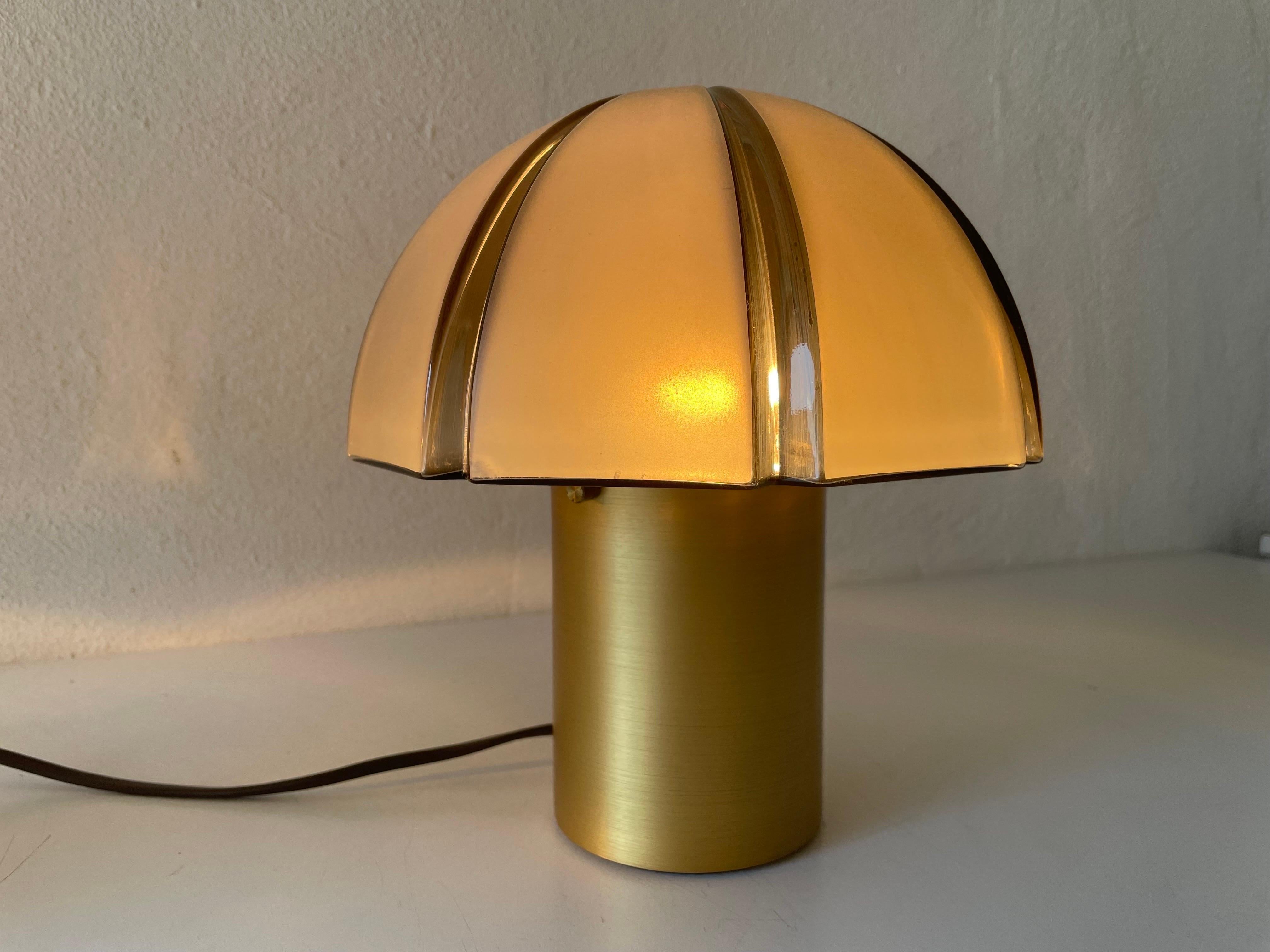 Paire de lampes de table rares Mushroom Design de Peill & Putzler, Allemagne, années 1960 en vente 9