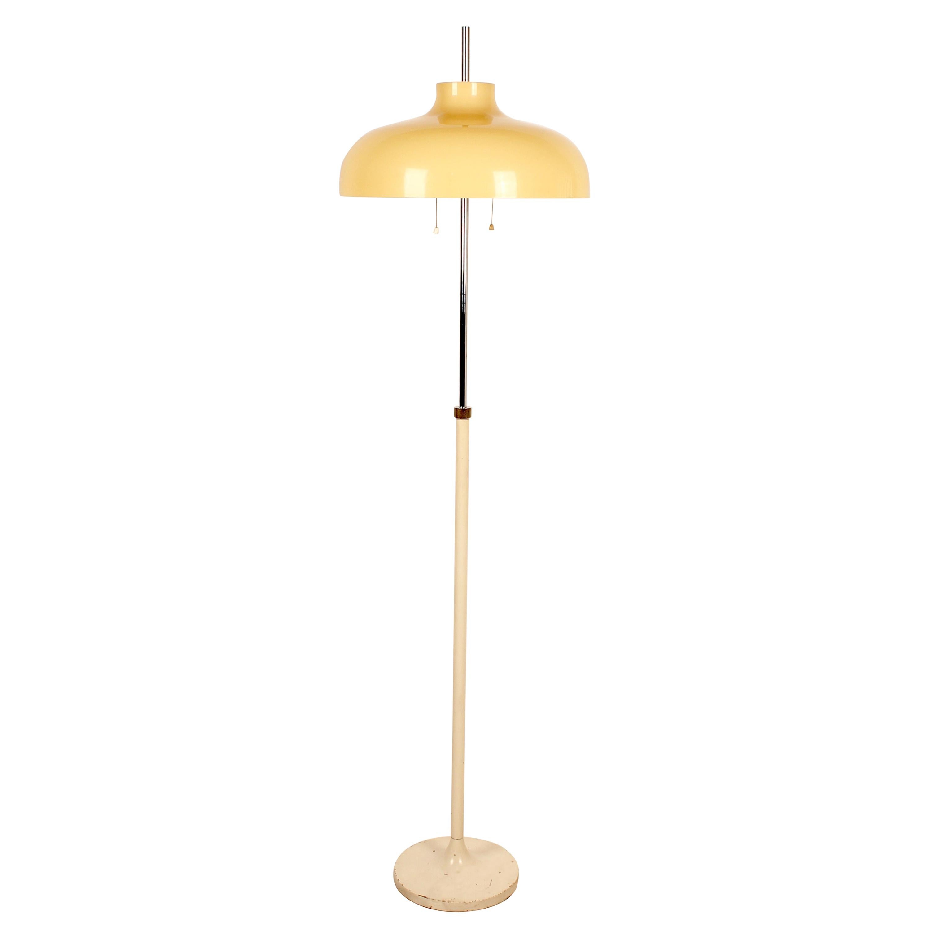 Mushroom Floor Lamp with Tulip Base Designed by A. Blanc for Tramo, Spain 1968