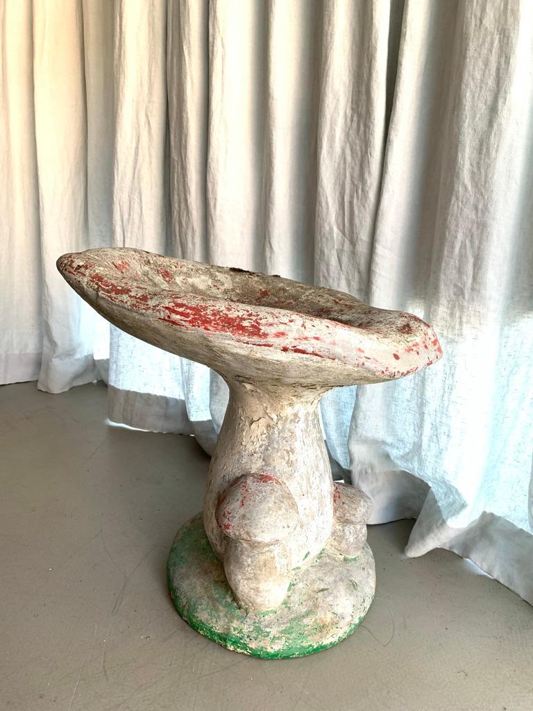 Français Tabouret de jardin en forme de champignon