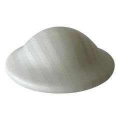 Vintage Mushroom Glass Flush Mount Ceiling or Wall Lamp by Peill Putzler, 1960s, Germany
