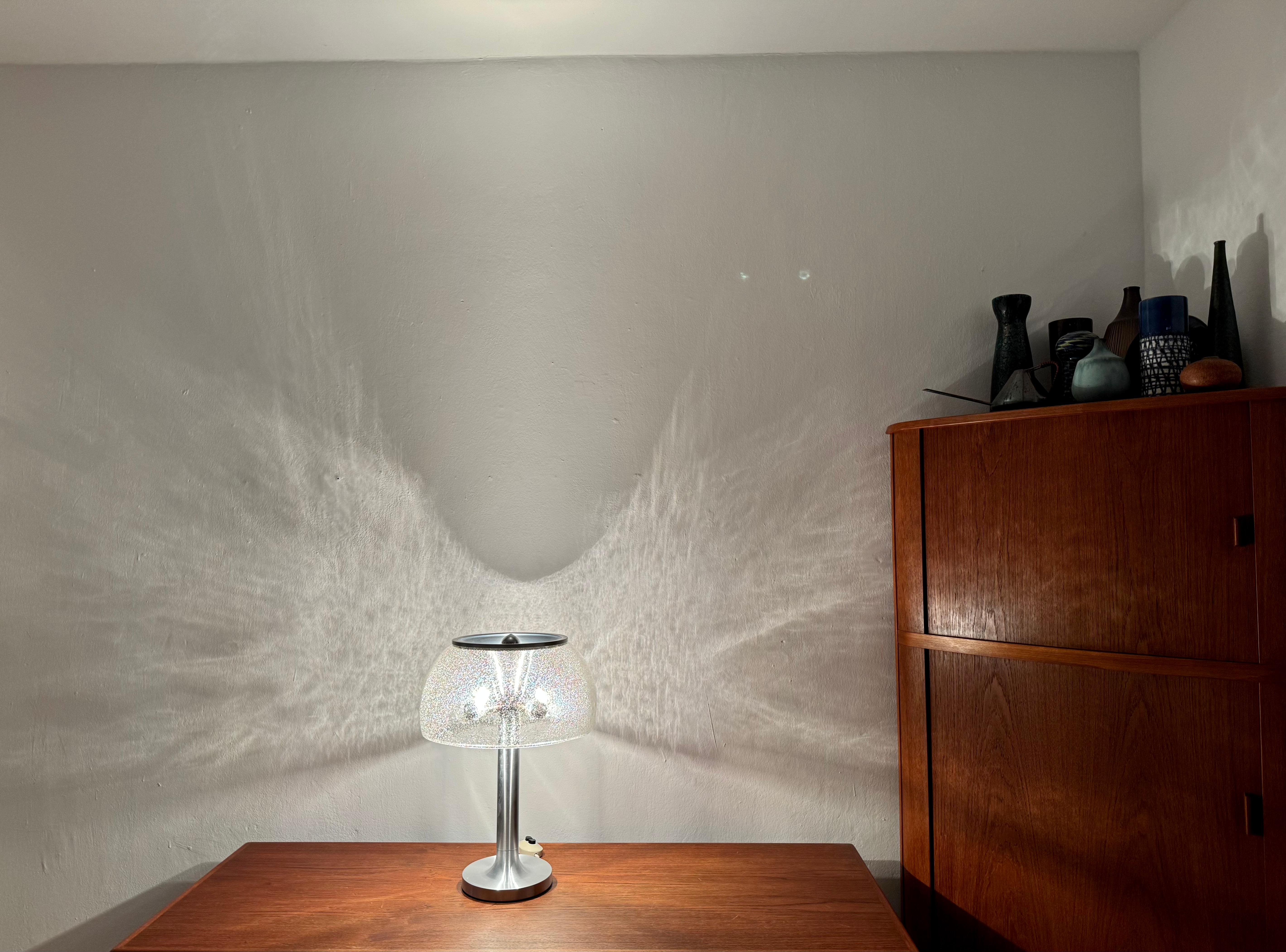 Mushroom Glass Table Lamp by Temde im Angebot 1