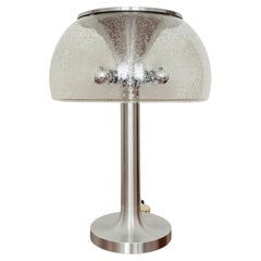Vintage Mushroom Glass Table Lamp by Temde