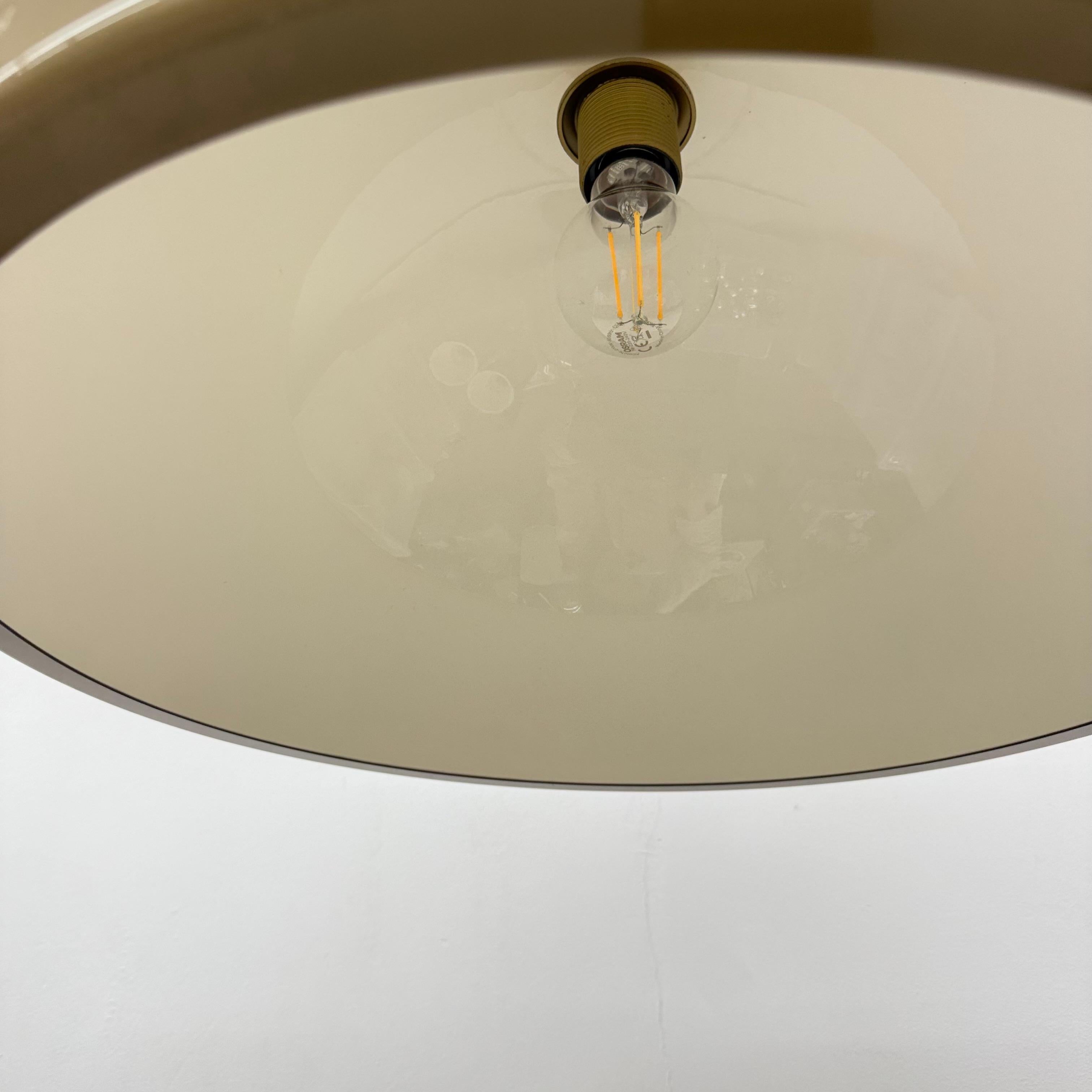 Mushroom hanging lamp brown , 1970s en vente 4