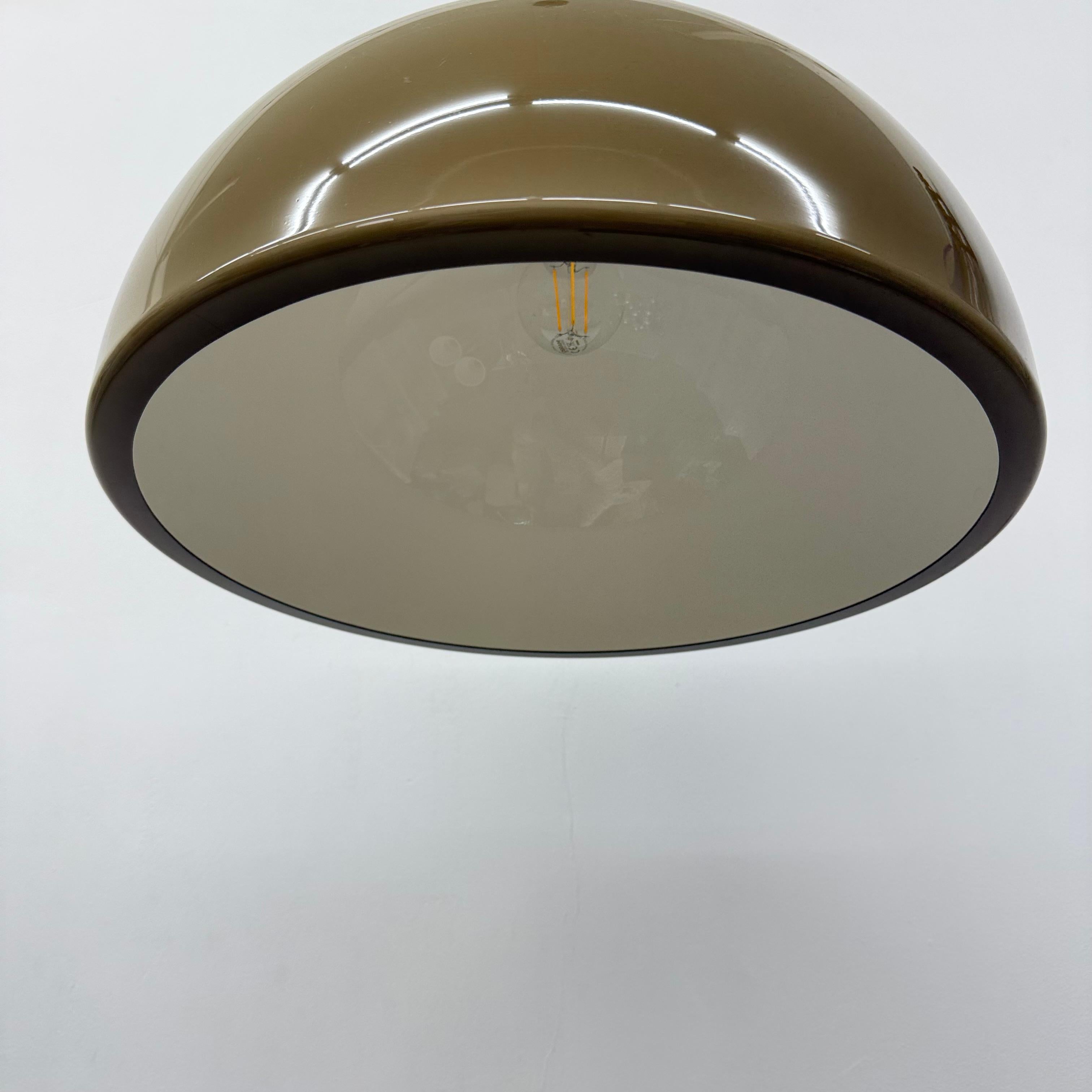 Mushroom hanging lamp brown , 1970s en vente 5