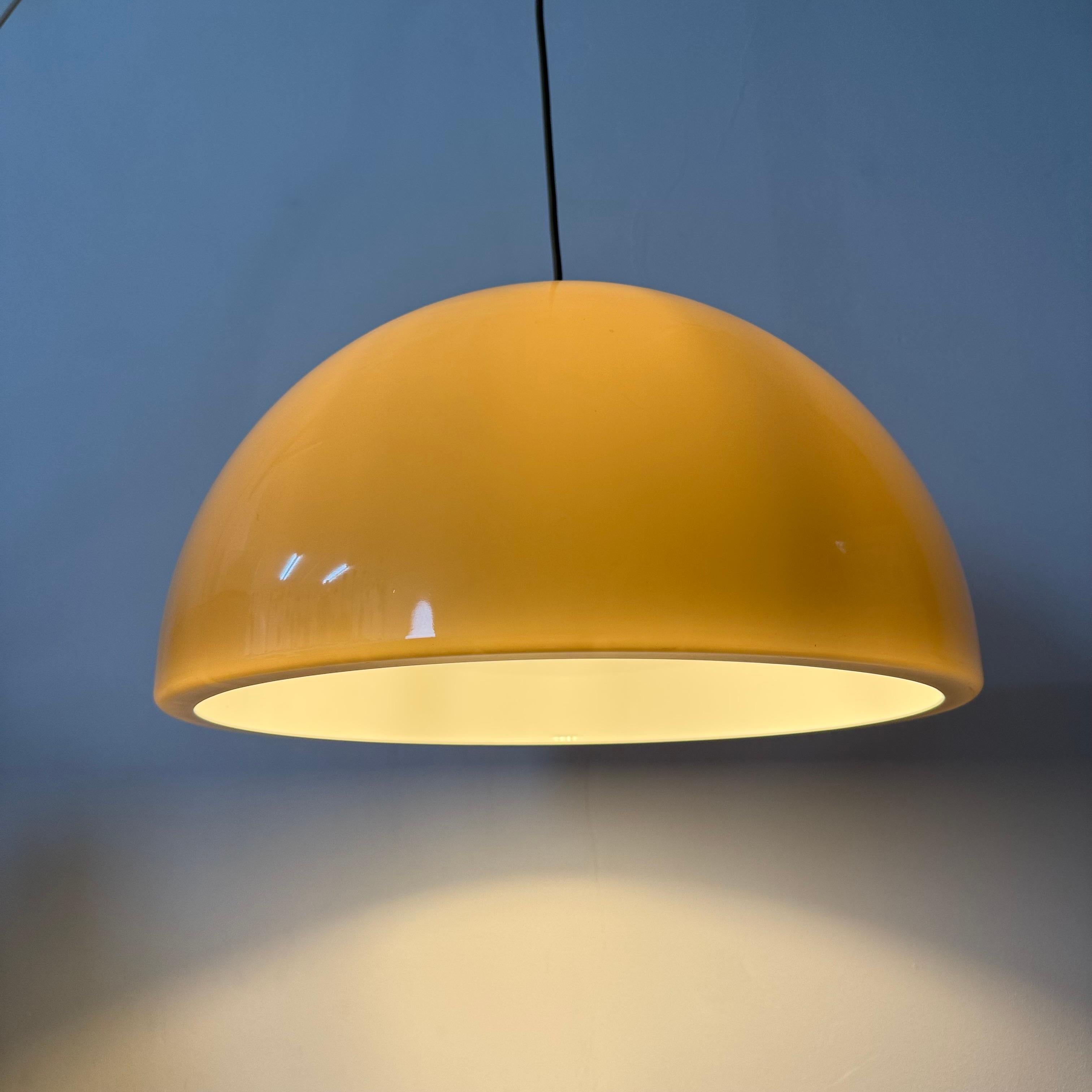 Mushroom hanging lamp brown , 1970s en vente 9