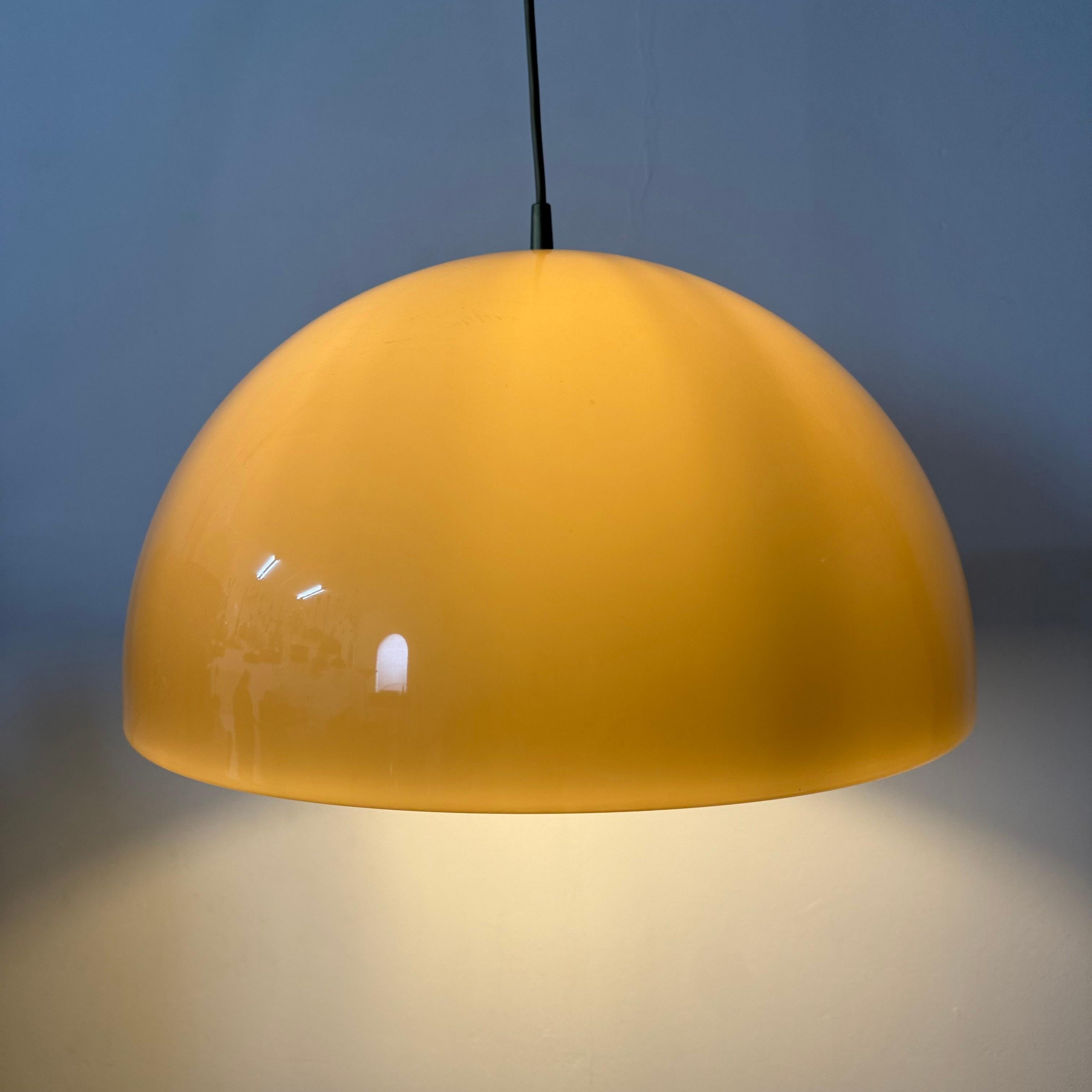 Mushroom hanging lamp brown , 1970s en vente 10
