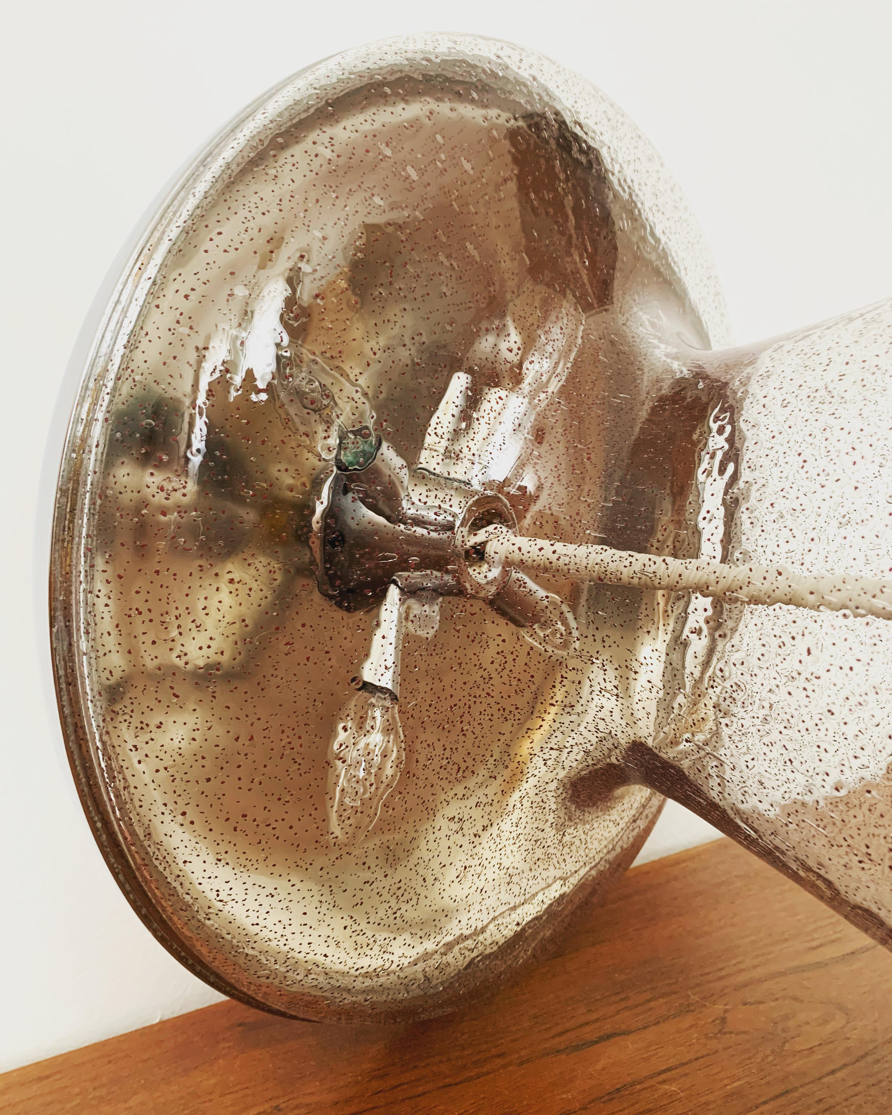 Mushroom Ice Glass Table Lamp For Sale 6