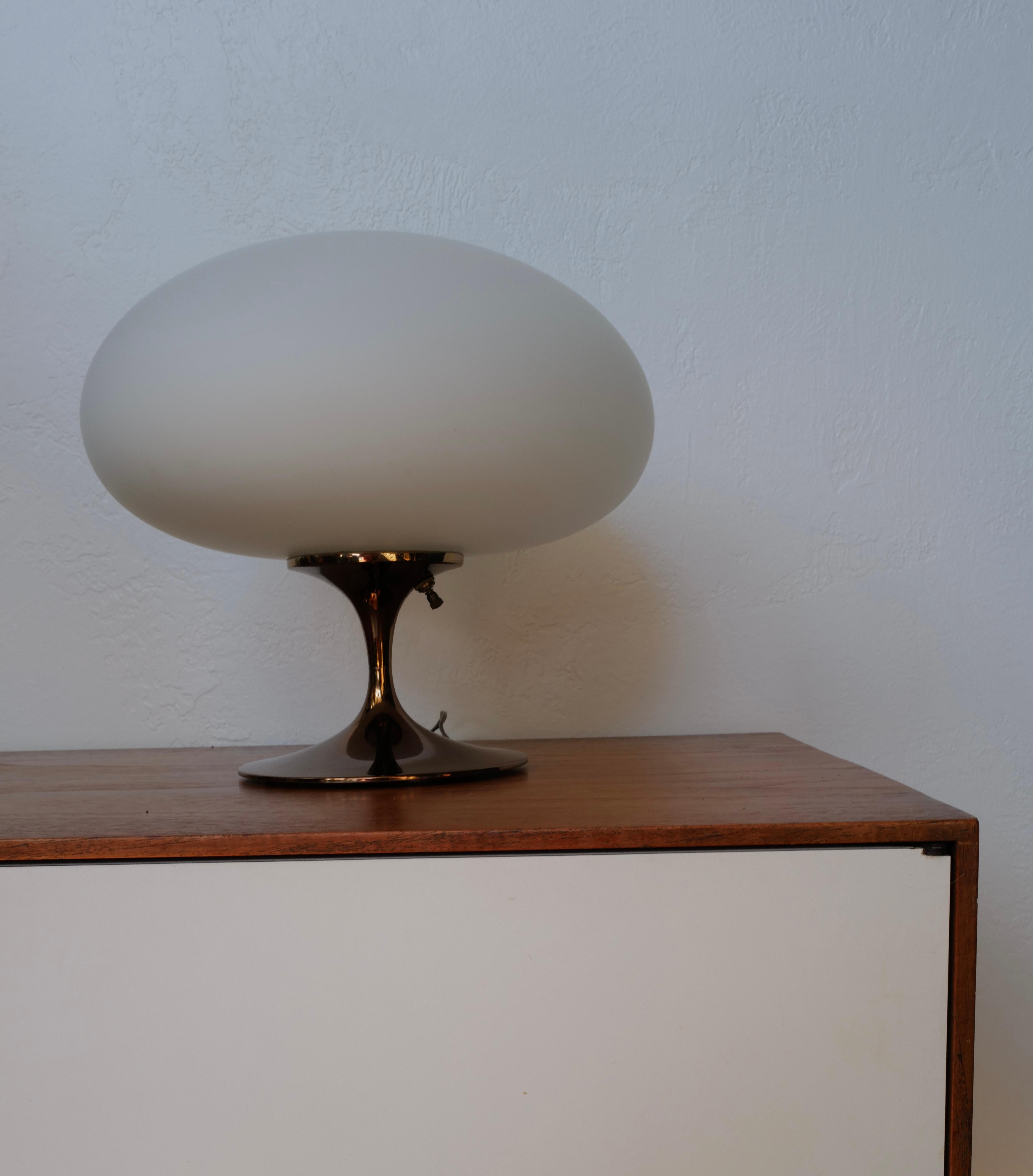 Mid-Century Modern Mushroom Lamp by Laurel For Sale
