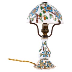 Pilzlampe – Steingut aus Desvres – Gabriel Fourmaintraux –Periode Art Deco