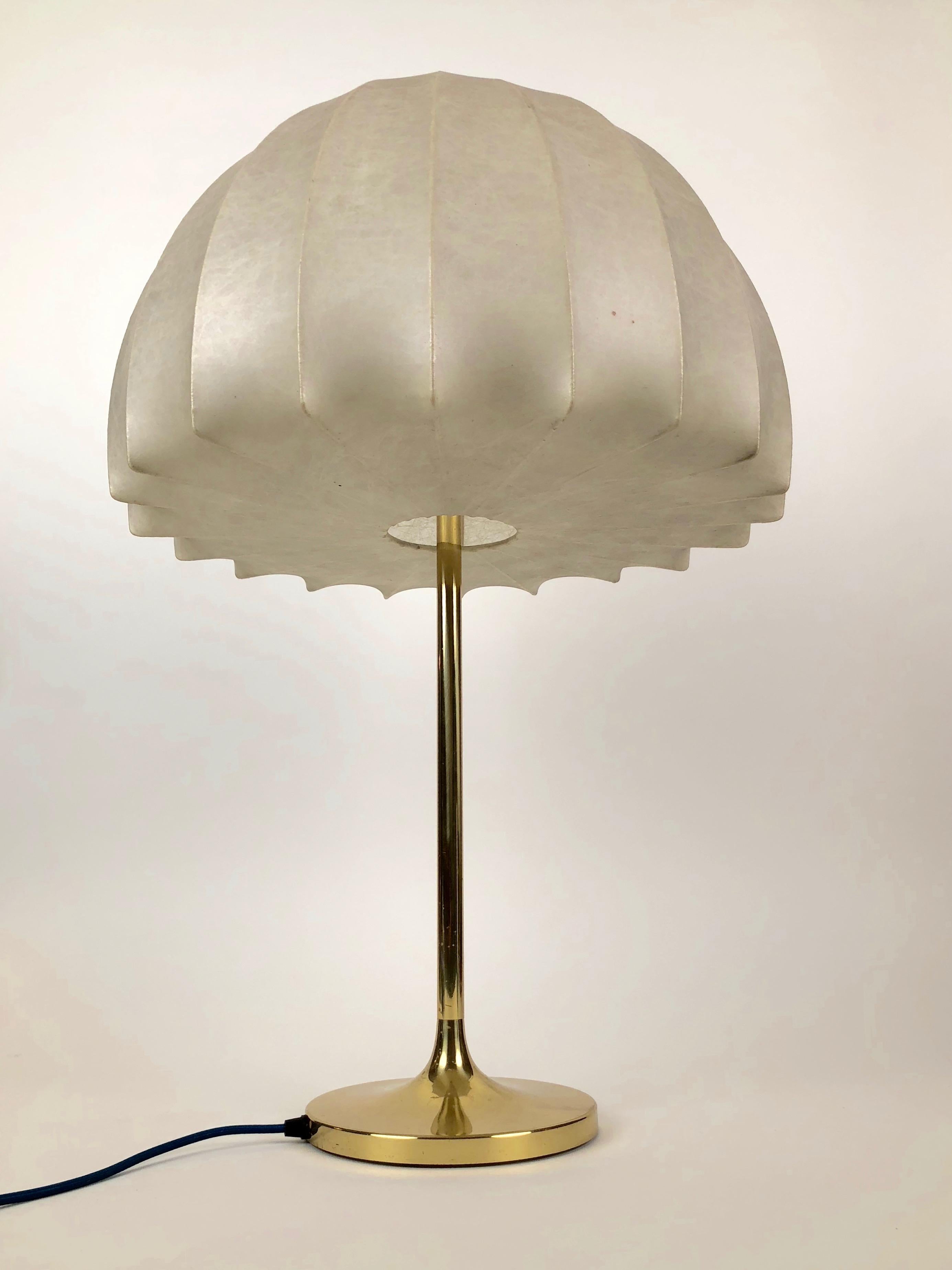 Patinated Mushroom Lamp from the 1970s, Made in Austria For Sale