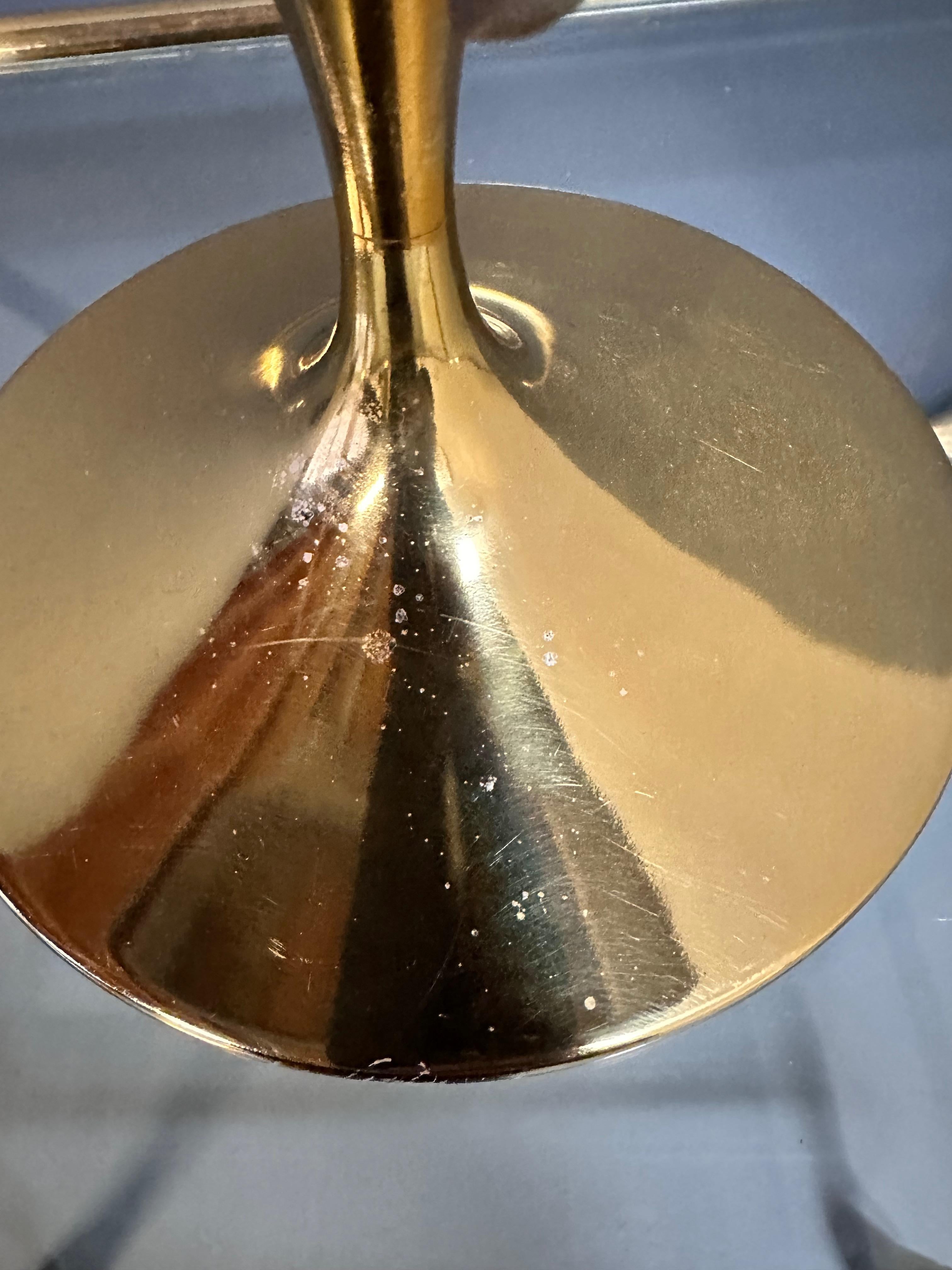 Mushroom-Lampe aus Messing von Laurel Lamp Company im Zustand „Gut“ im Angebot in Philadelphia, PA