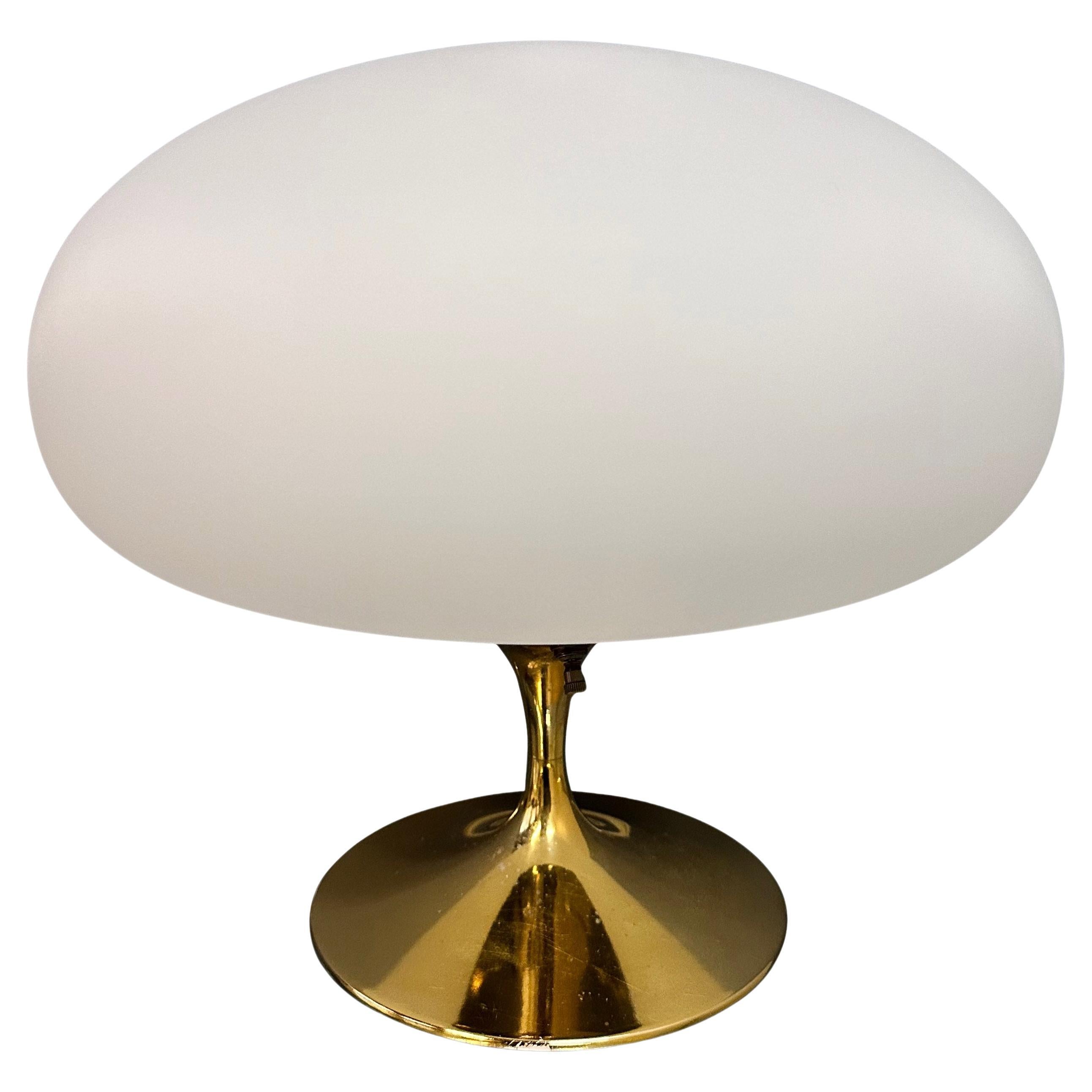 Lampe champignon en laiton par Laurel Lamp Company