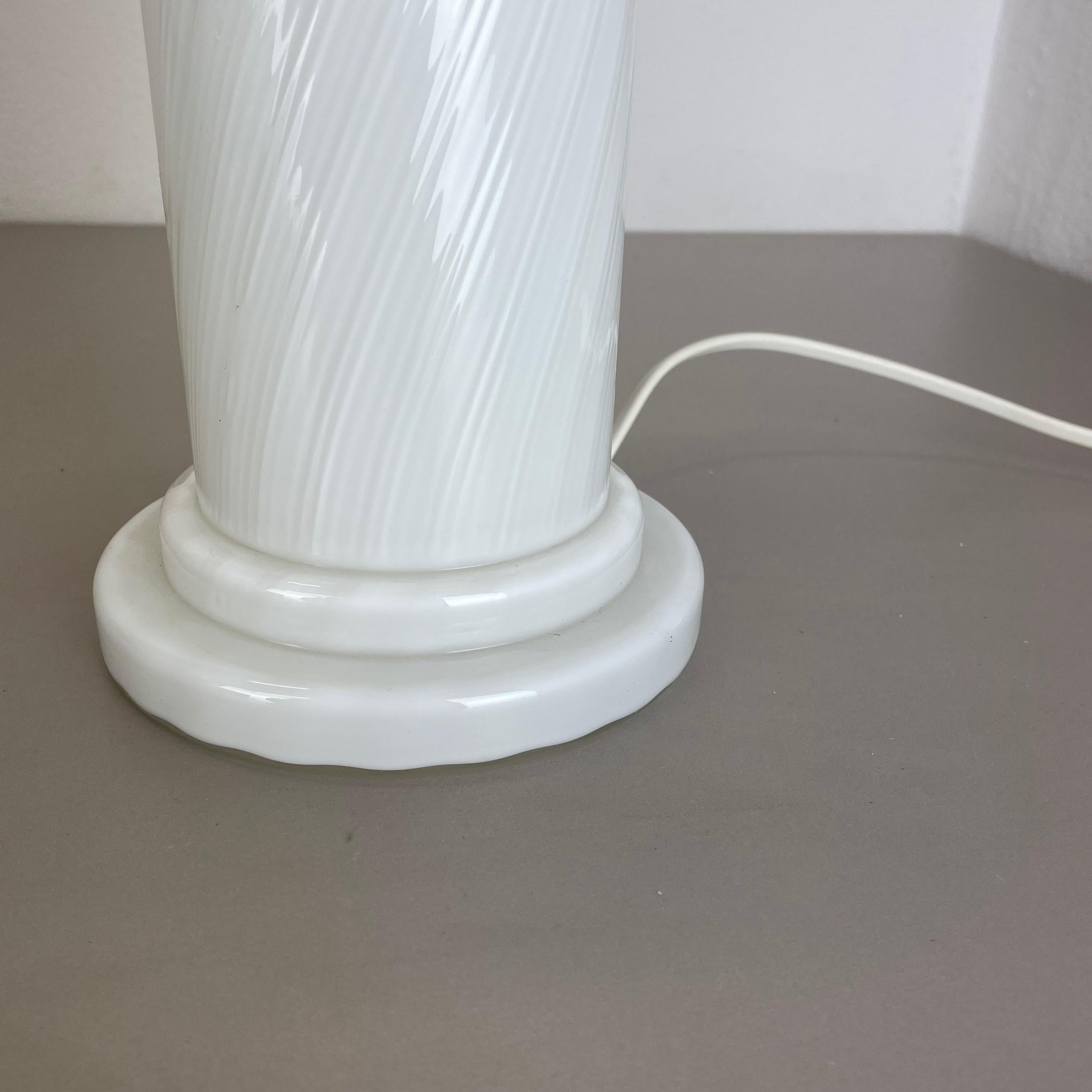 Lampada da tavolo in vetro di Murano 