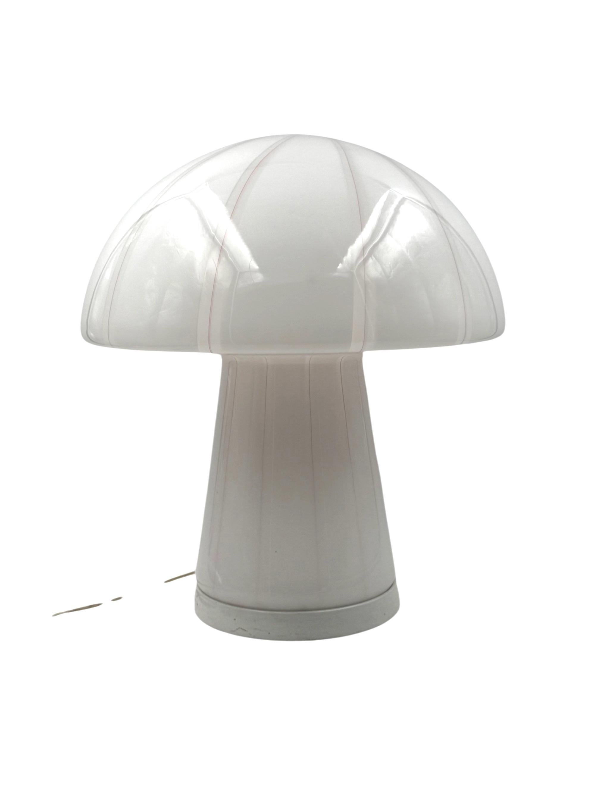 Lampe de table en verre de Murano avec champignon, Italie, années 1970 en vente 7