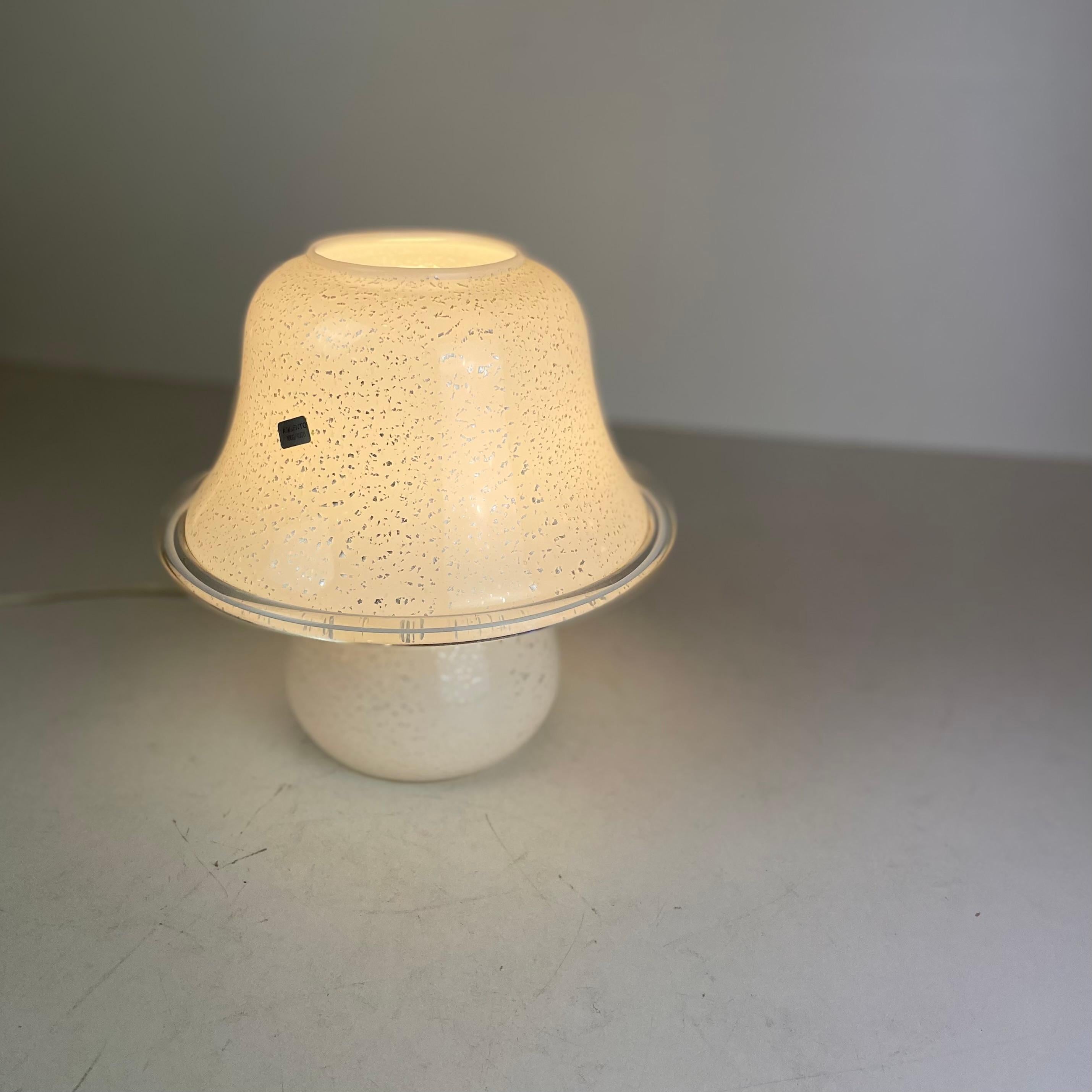 Mushroom Murano Table Lamp, 1980s For Sale 4