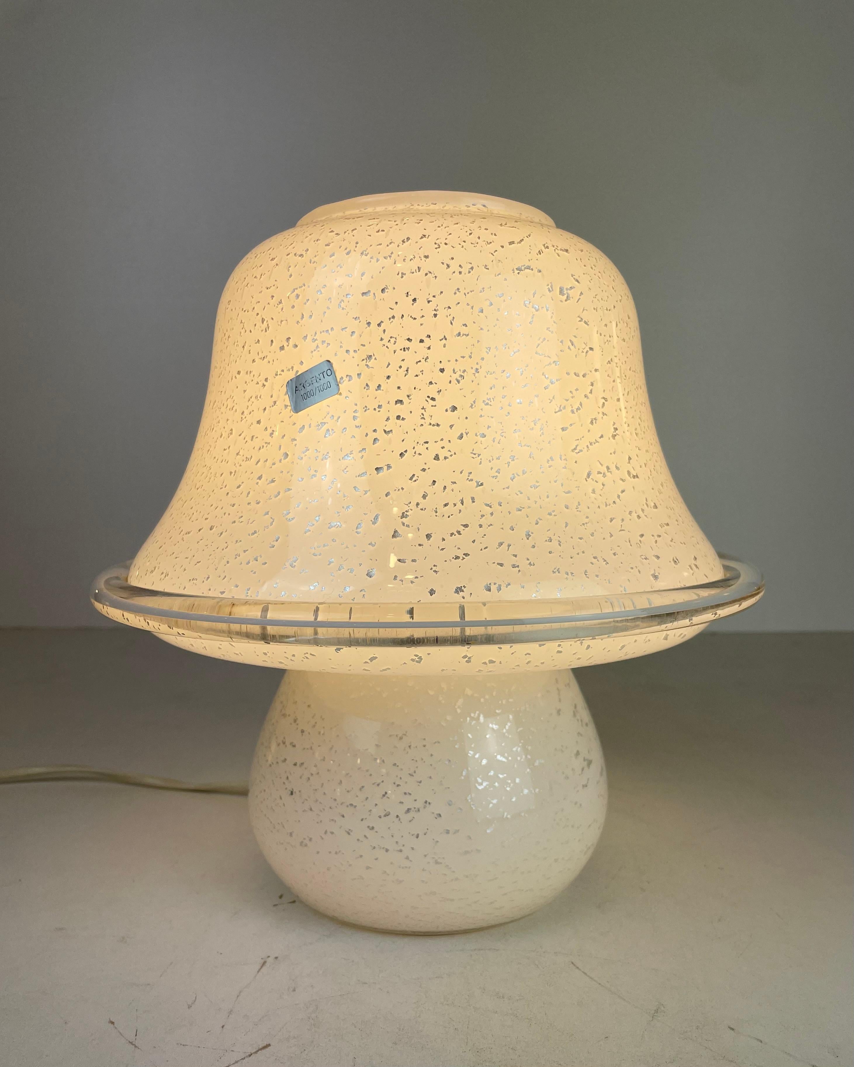Mushroom Murano Table Lamp, 1980s For Sale 5