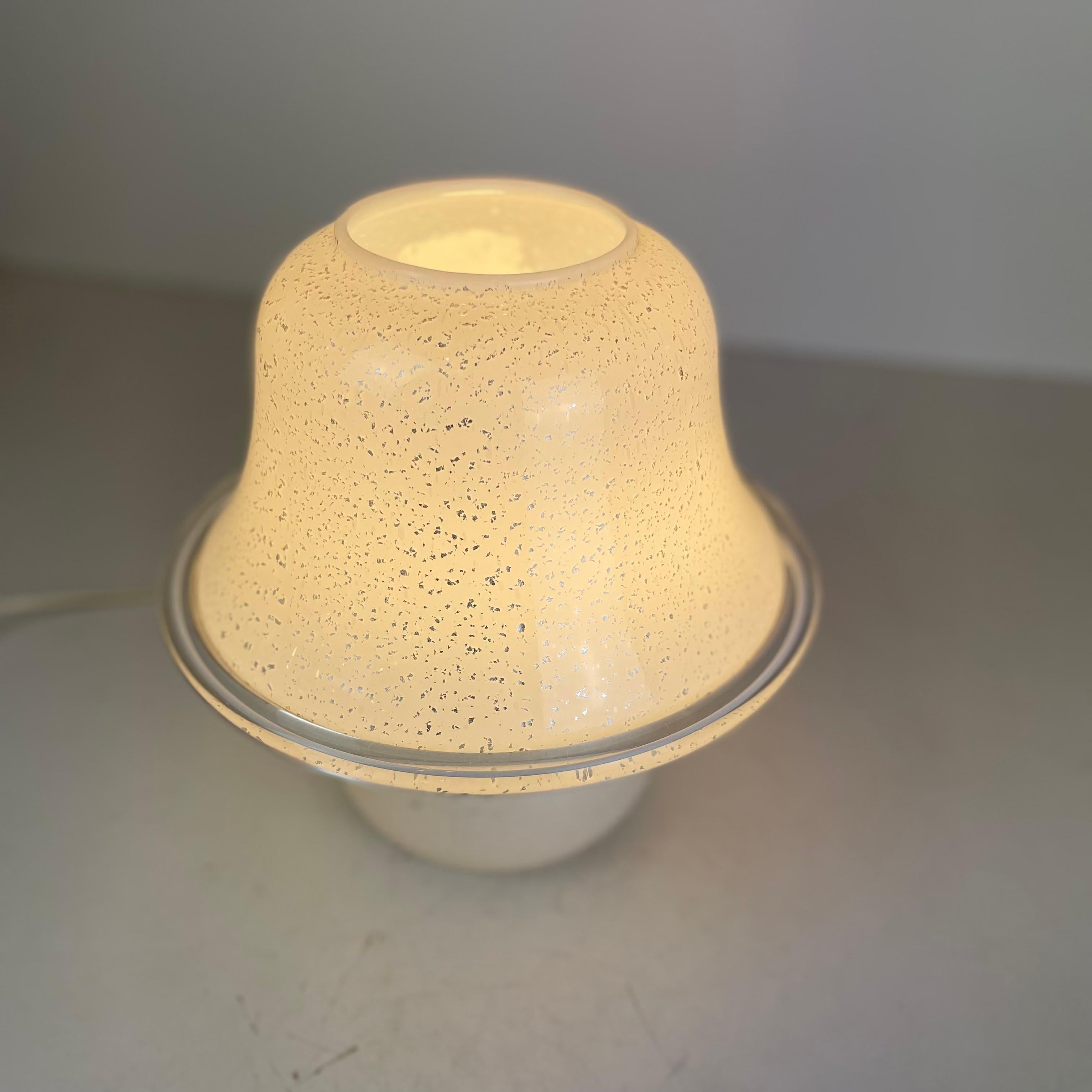 Modern Mushroom Murano Table Lamp, 1980s For Sale