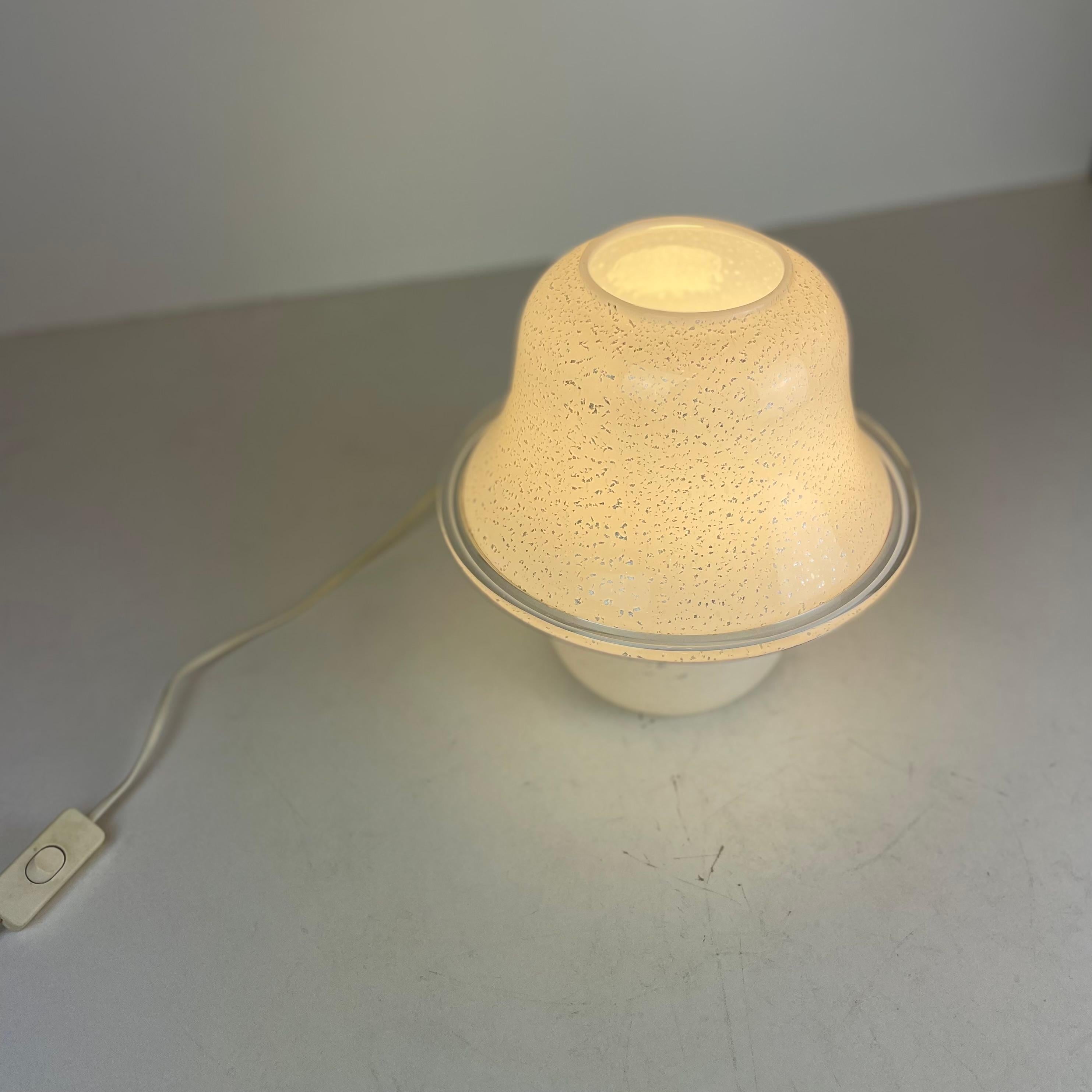 Italian Mushroom Murano Table Lamp, 1980s For Sale