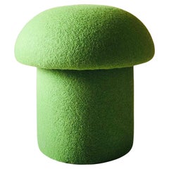 Mushroom Ottoman in Grass Wool