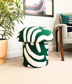 Mushroom Ottoman in Marimekko Hyraily