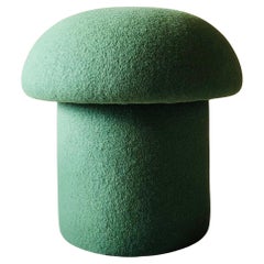 Pouf Mushroom en laine Moss