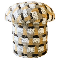 Pouf e ottomane in tessuto