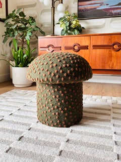 Otomana Seta de Lana de Sequoia Dot