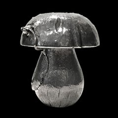 Mushroom Pepper Mill, Buccellati Style, Sterling Silver