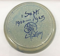 Piatto olandese Art Deco a forma di fungo di C.J. Lanooy, 1925