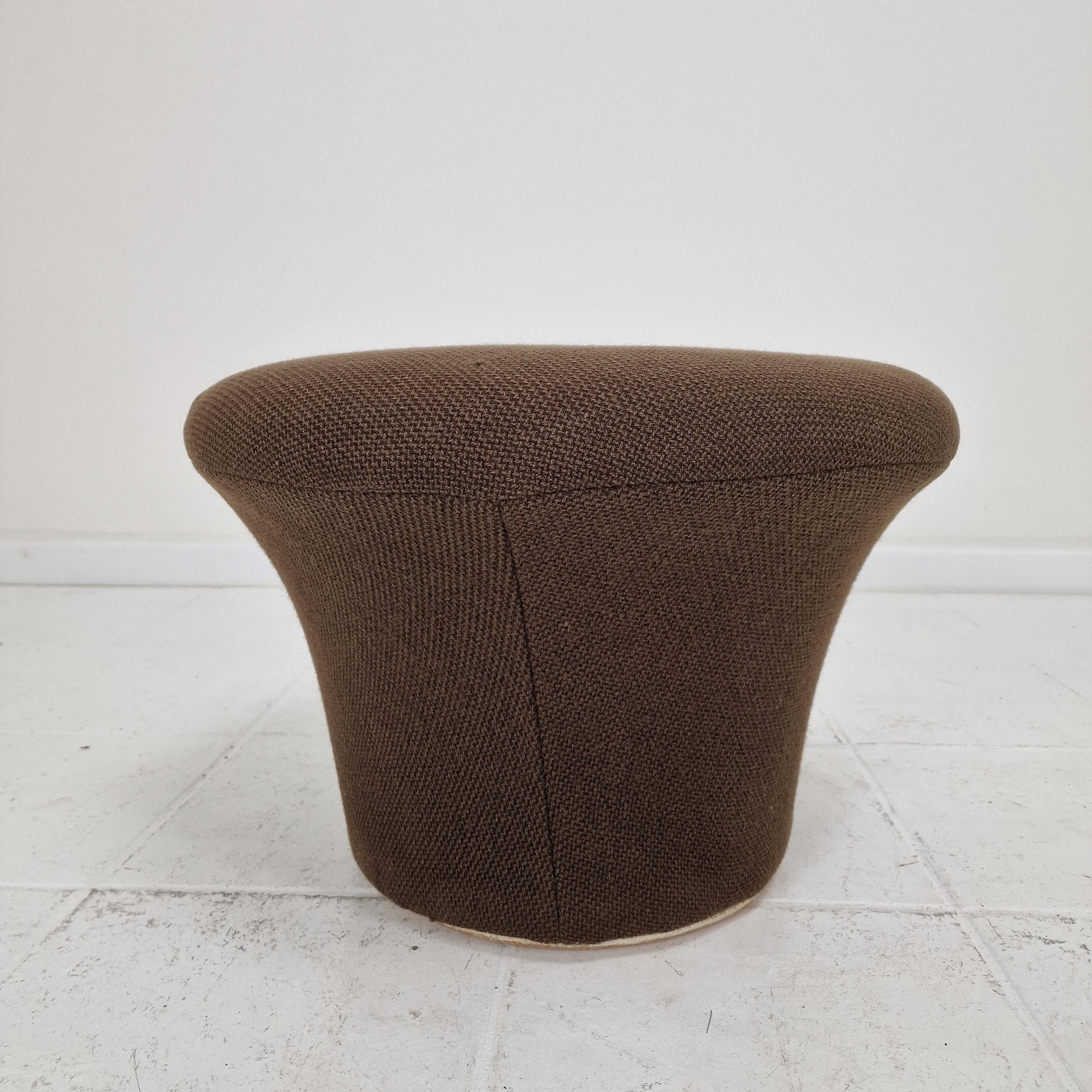 Mushroom-Pouf oder Ottomane von Pierre Paulin für Artifort, 1970er Jahre (Gewebt) im Angebot