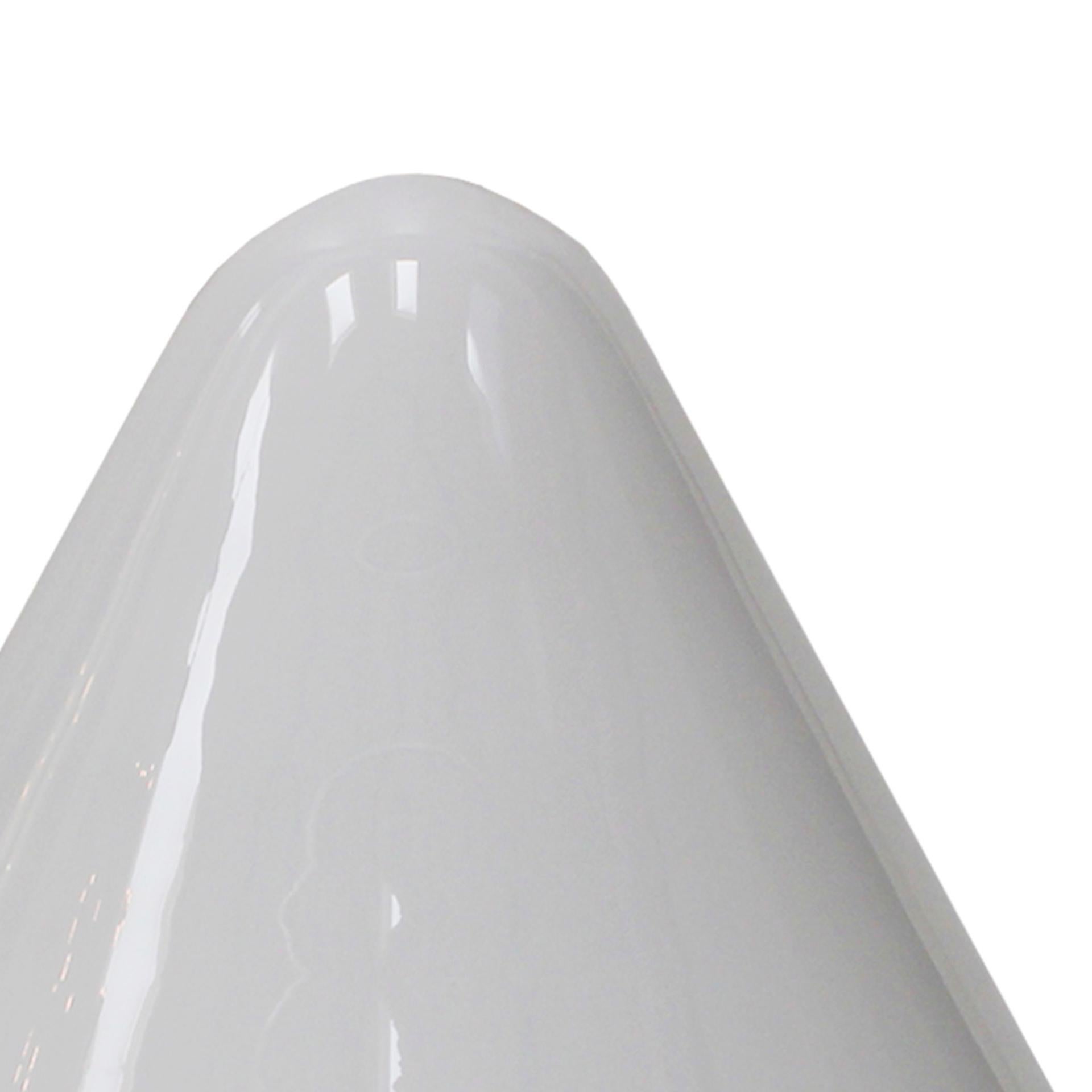 Lampada da tavolo a forma di fungo in vetro bianco e trasparente disegnata da Mauro Marzollo in vendita 1