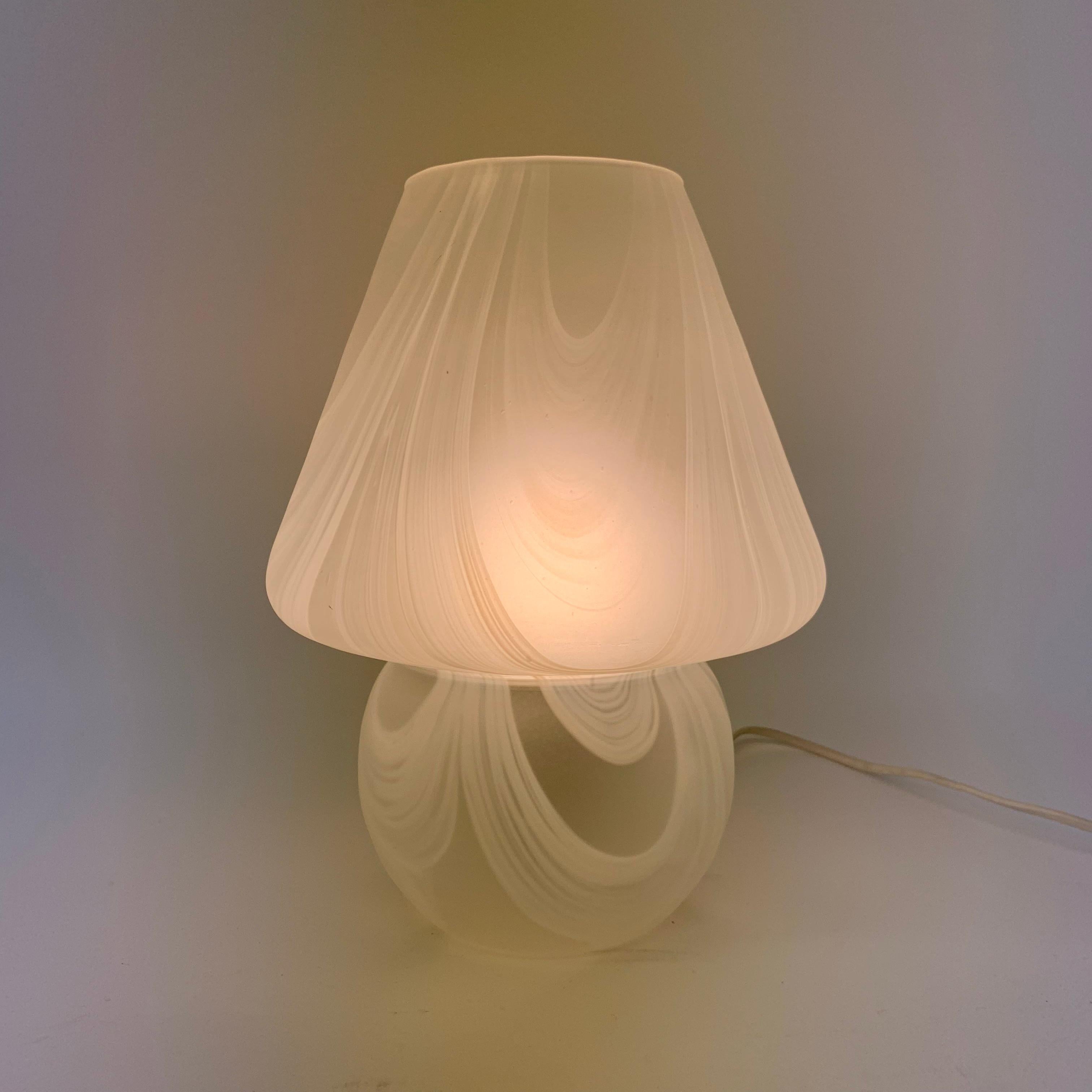 1970s mushroom lamp