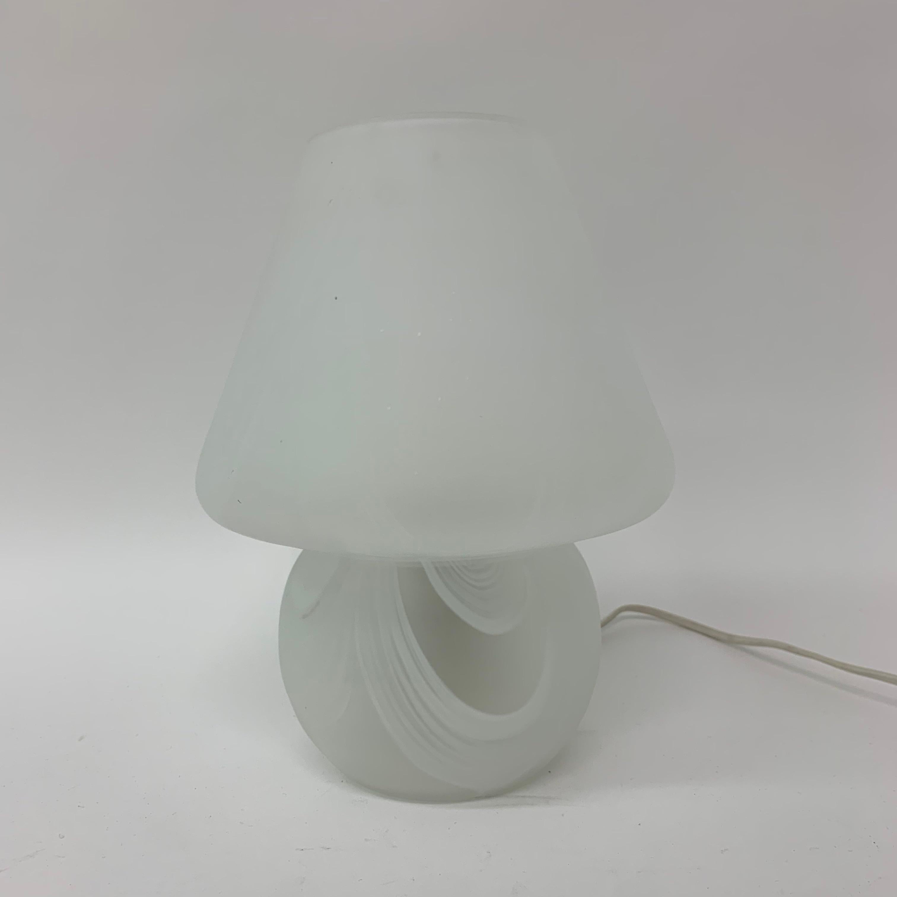 Mid-Century Modern Mushroom Table Lamp, 1970’s For Sale