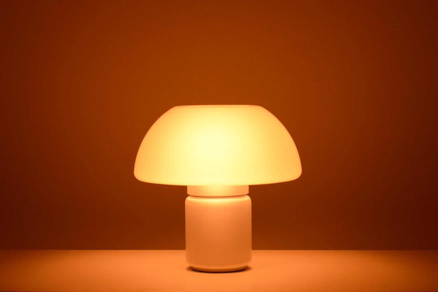 Mid-Century Modern “Mushroom” Table Lamp 625 by Elio Martilelli for Martinelli Luce, Italy 70s