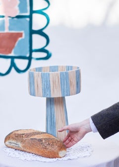 Mushroom Table Lamp, Blue & Nature Jore Copenhagen