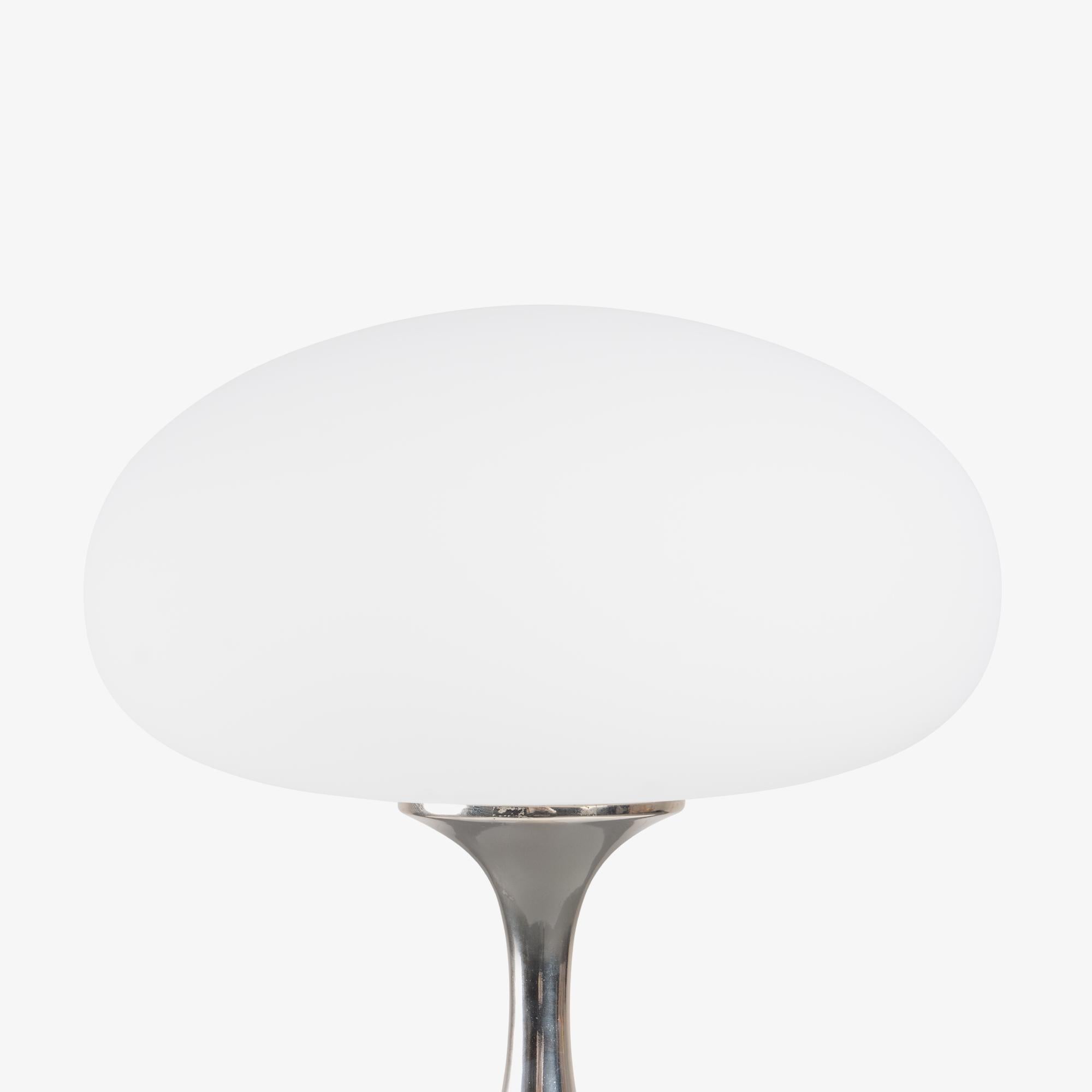 Mid-Century Modern Mushroom Table Lamp by Laurel Lamp Company in Polished Chrome