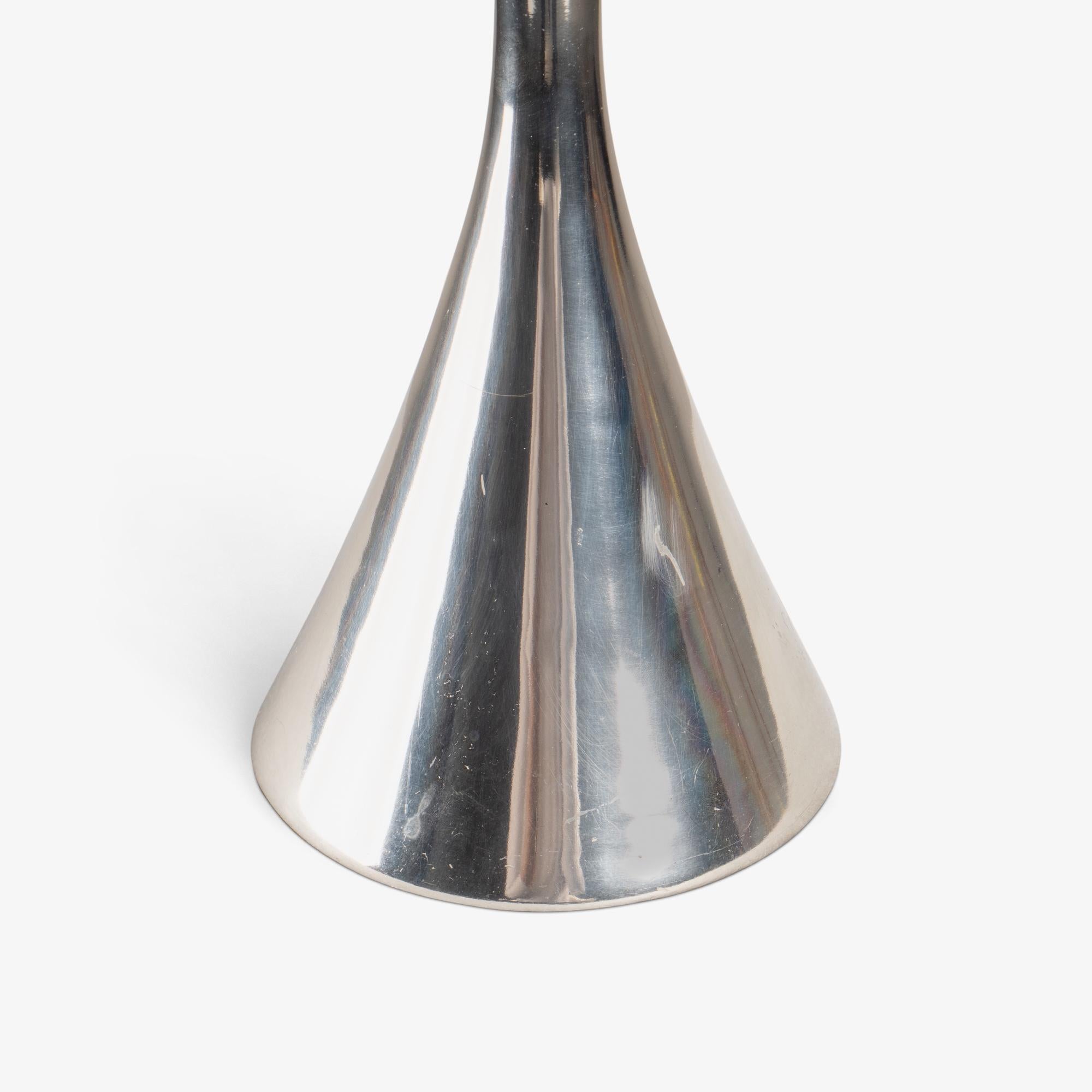 American Mushroom Table Lamp by Laurel Lamp Company in Polished Chrome