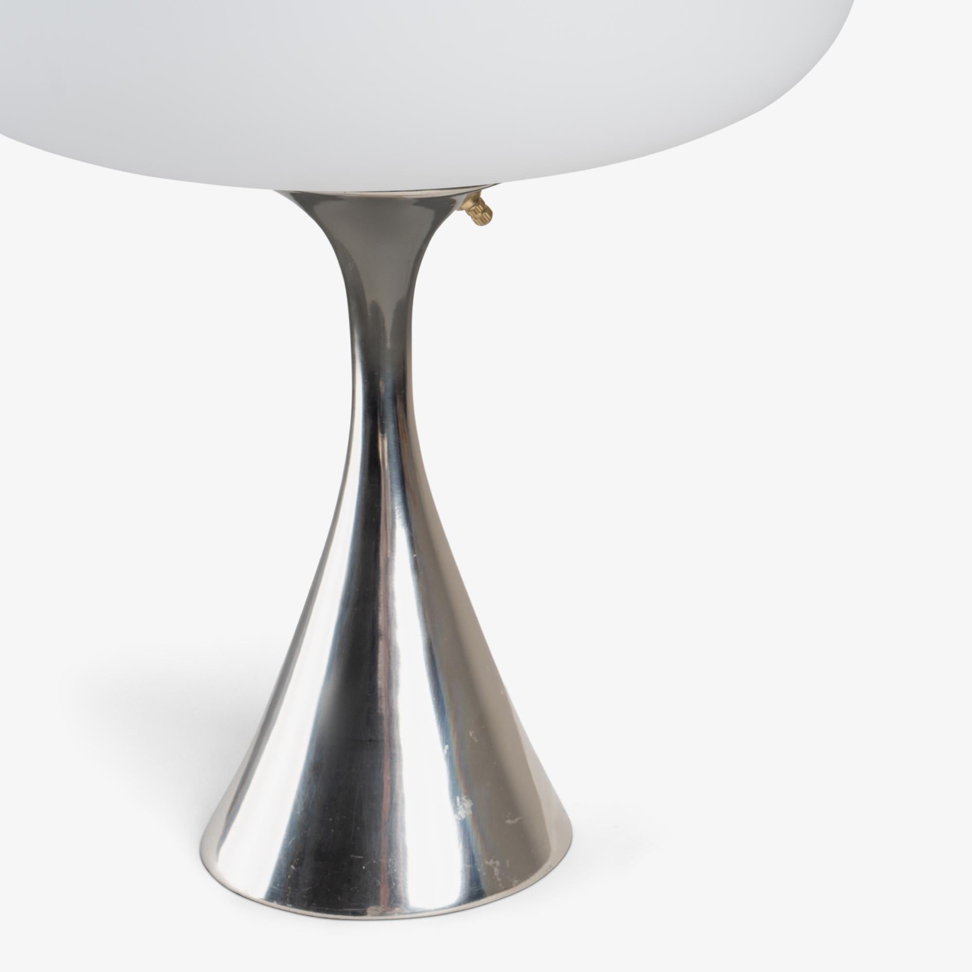 Mid-20th Century Mushroom Table Lamp by Laurel Lamp Company in Polished Chrome