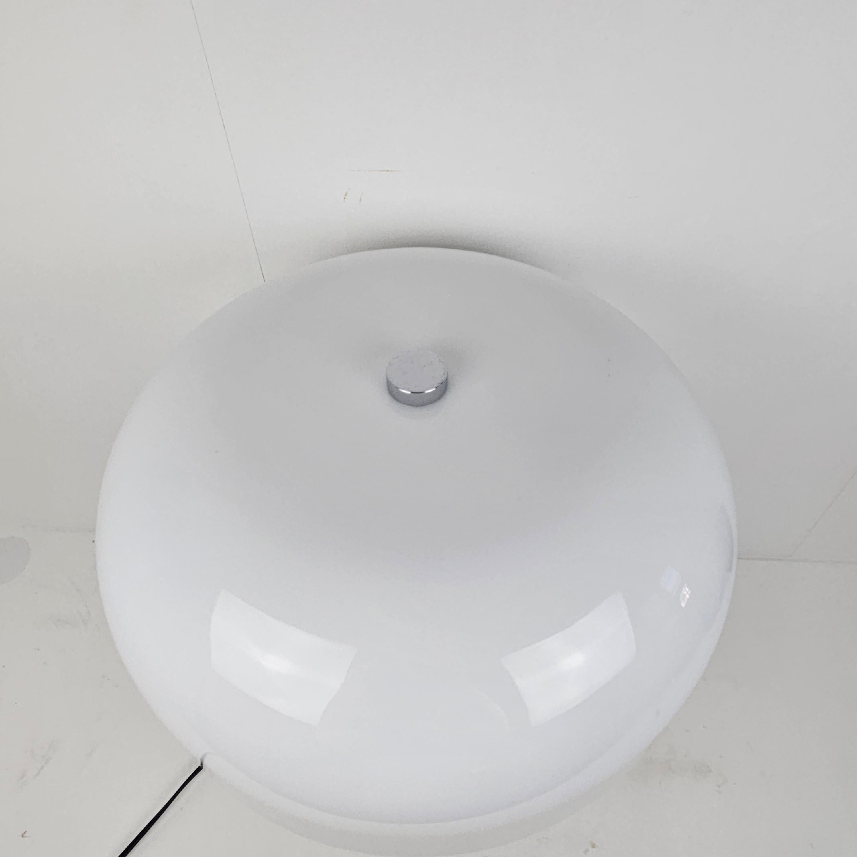 Lampe de table champignon en chrome, Italie, années 1970 en vente 3