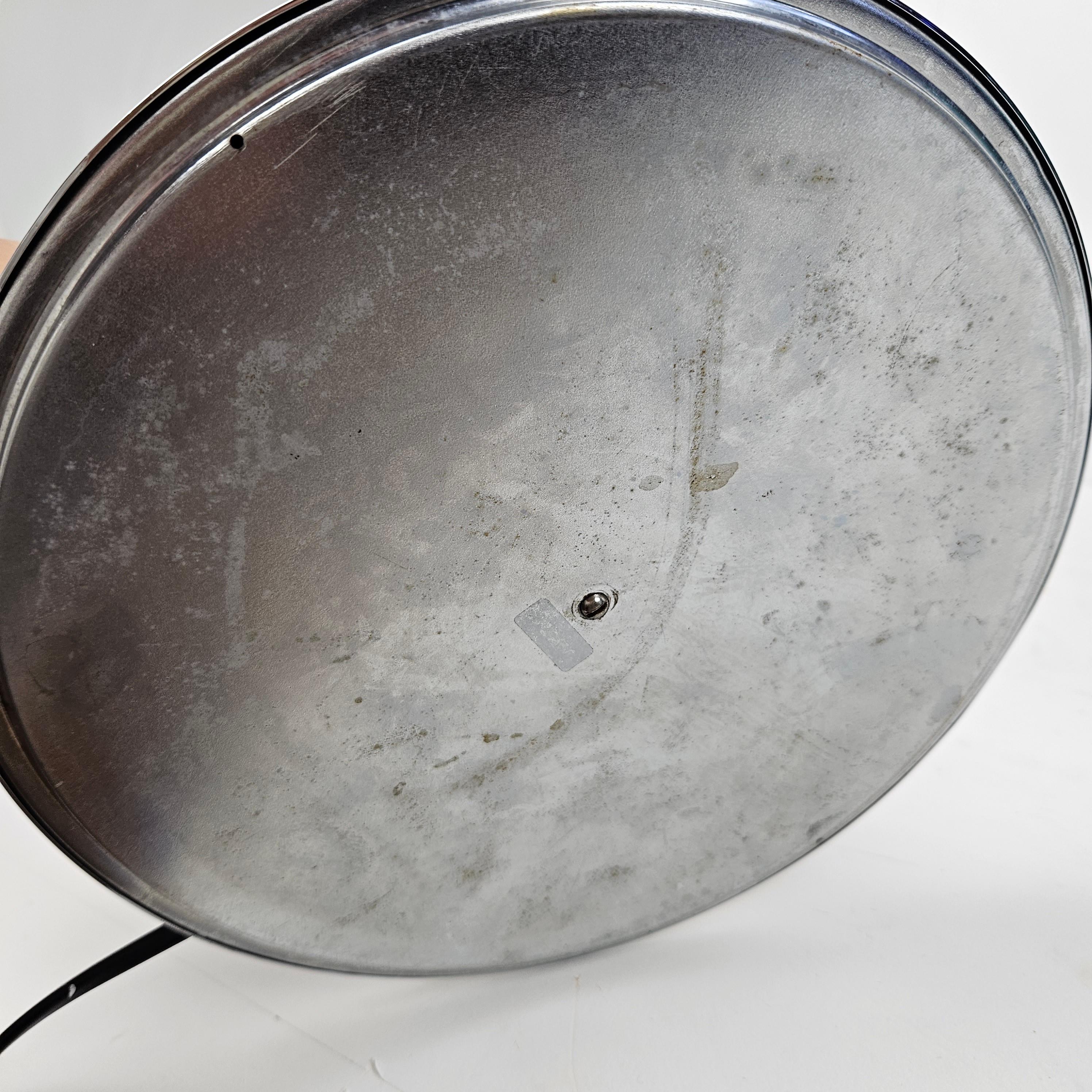 Lampe de table champignon en chrome, Italie, années 1970 en vente 7