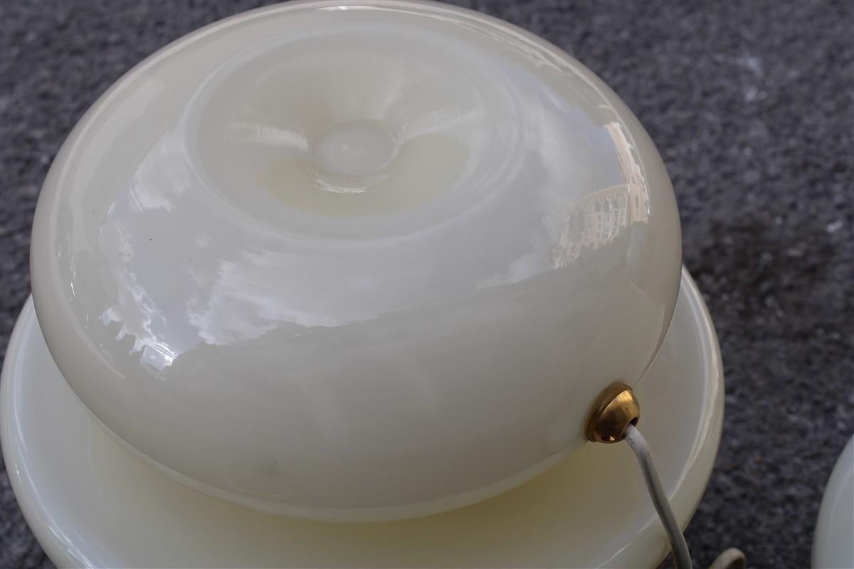 italien Lampes de table champignons en verre de Murano Design Venini 1970 en vente