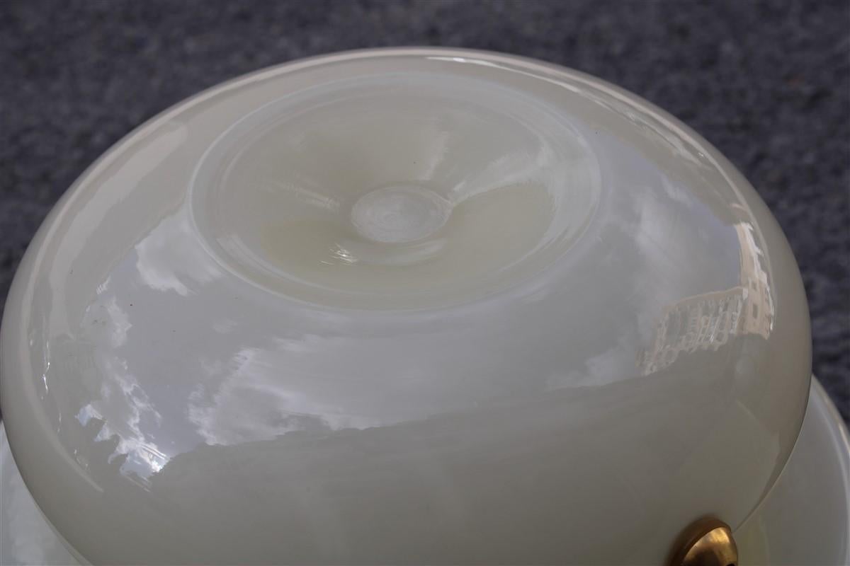Pilz-Tischlampen aus Murano-Glas Venini Style Design 1970er Jahre (Ende des 20. Jahrhunderts) im Angebot