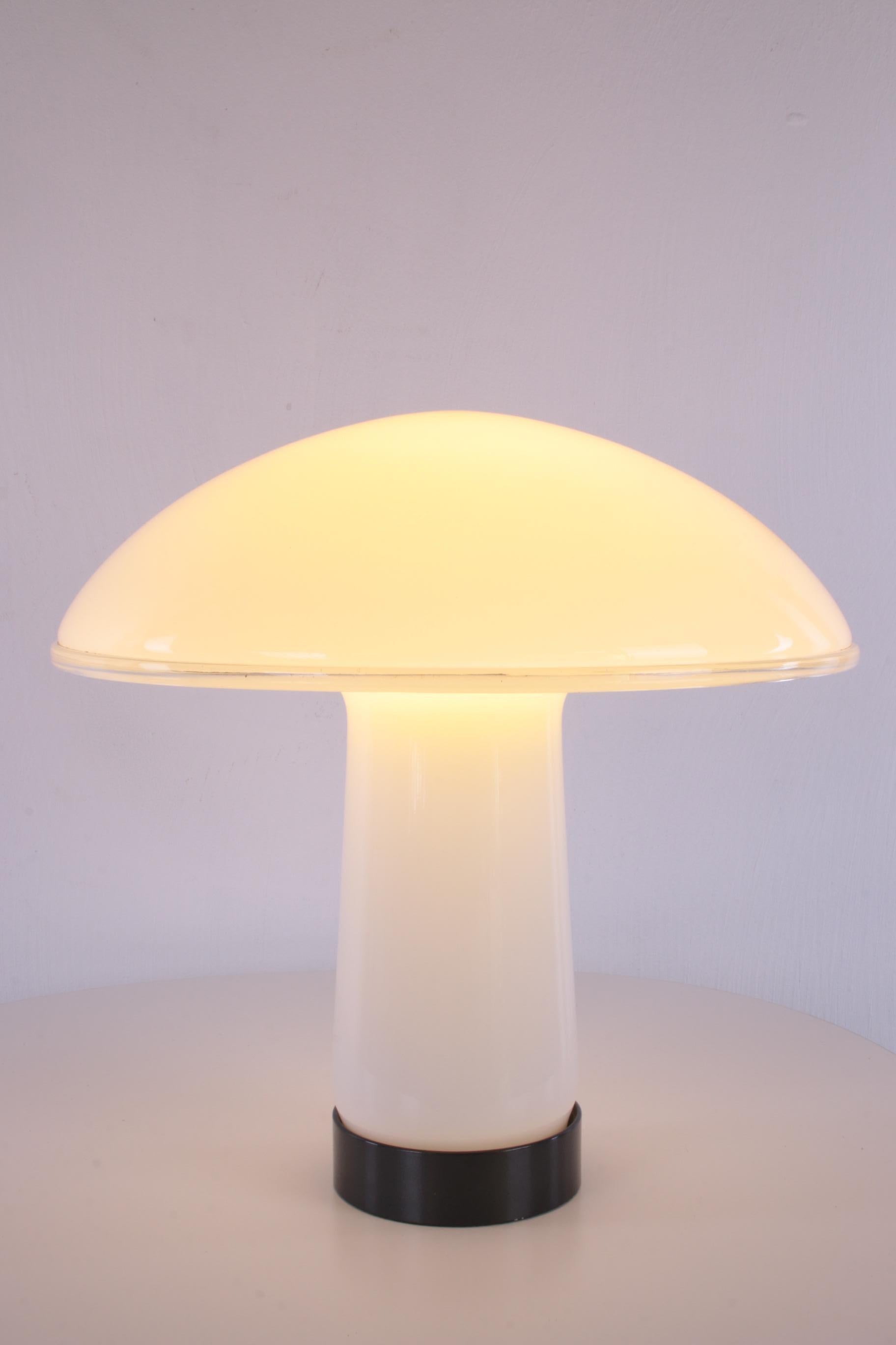 Glass Mushroom Tablelamp Italy Design Armonia Designer Roberto Pamio Mushroom