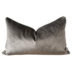 Cuscino lombare in velluto vintage Mushroom