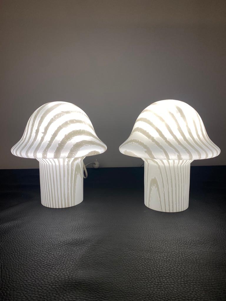 Irresistible Mushrooms by Peill & Putzler. Part of the beautiful Zebra series of Peill & Putzler. These are real magic. With white colored ledglobes in them, like in the pictures, they get an outspoken grey/white effect. But you can also use more