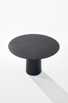 Mushrooms-PS Dining Table In Black Stained Oak Wood by Heilig Objects